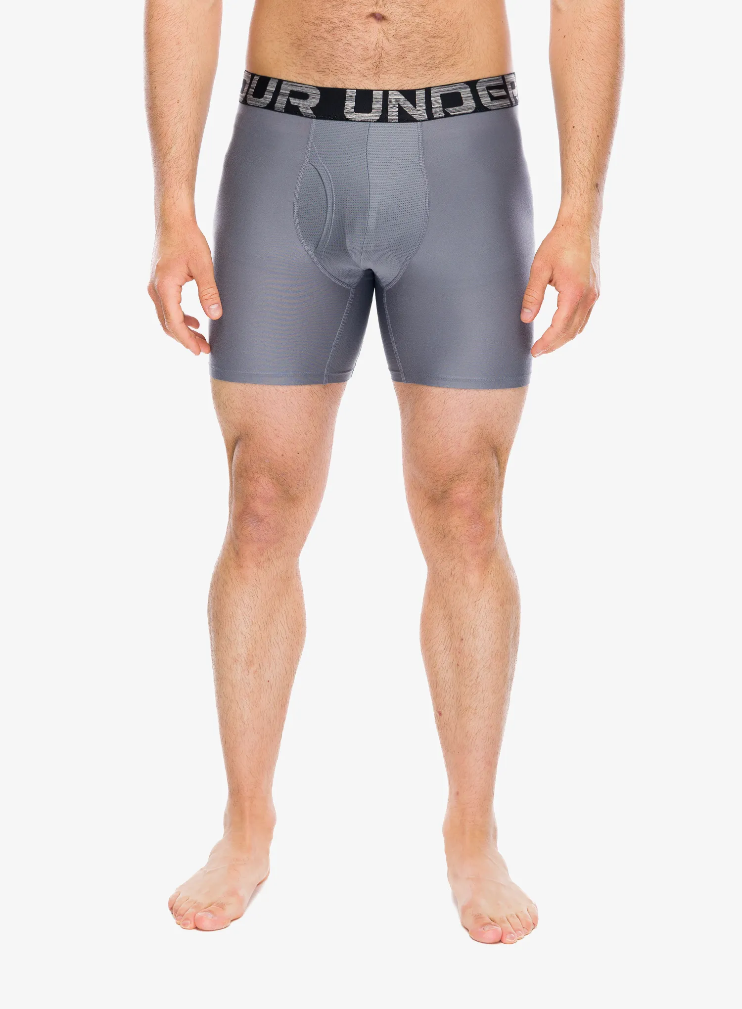 Boxeri Under Armour Performance Tech Novelty 6in 3PK - wham blue/black/titan gray