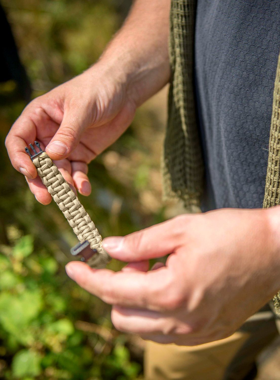 Brăţară Helikon-Tex Survival Bracelet - Paracord - coyote