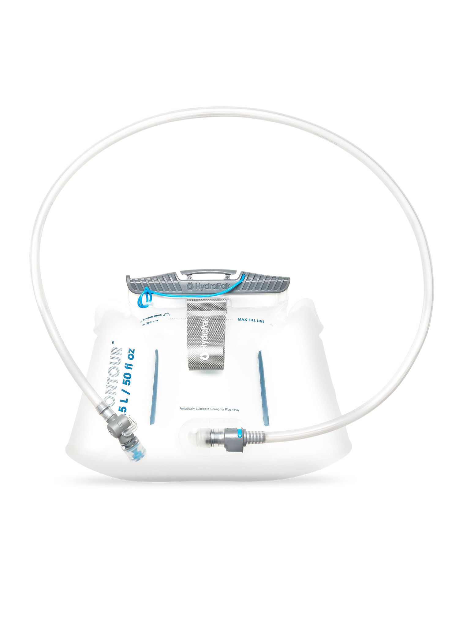 Sticla apă, pliabila HydraPak Contour 1.5 L Lumbar - clear