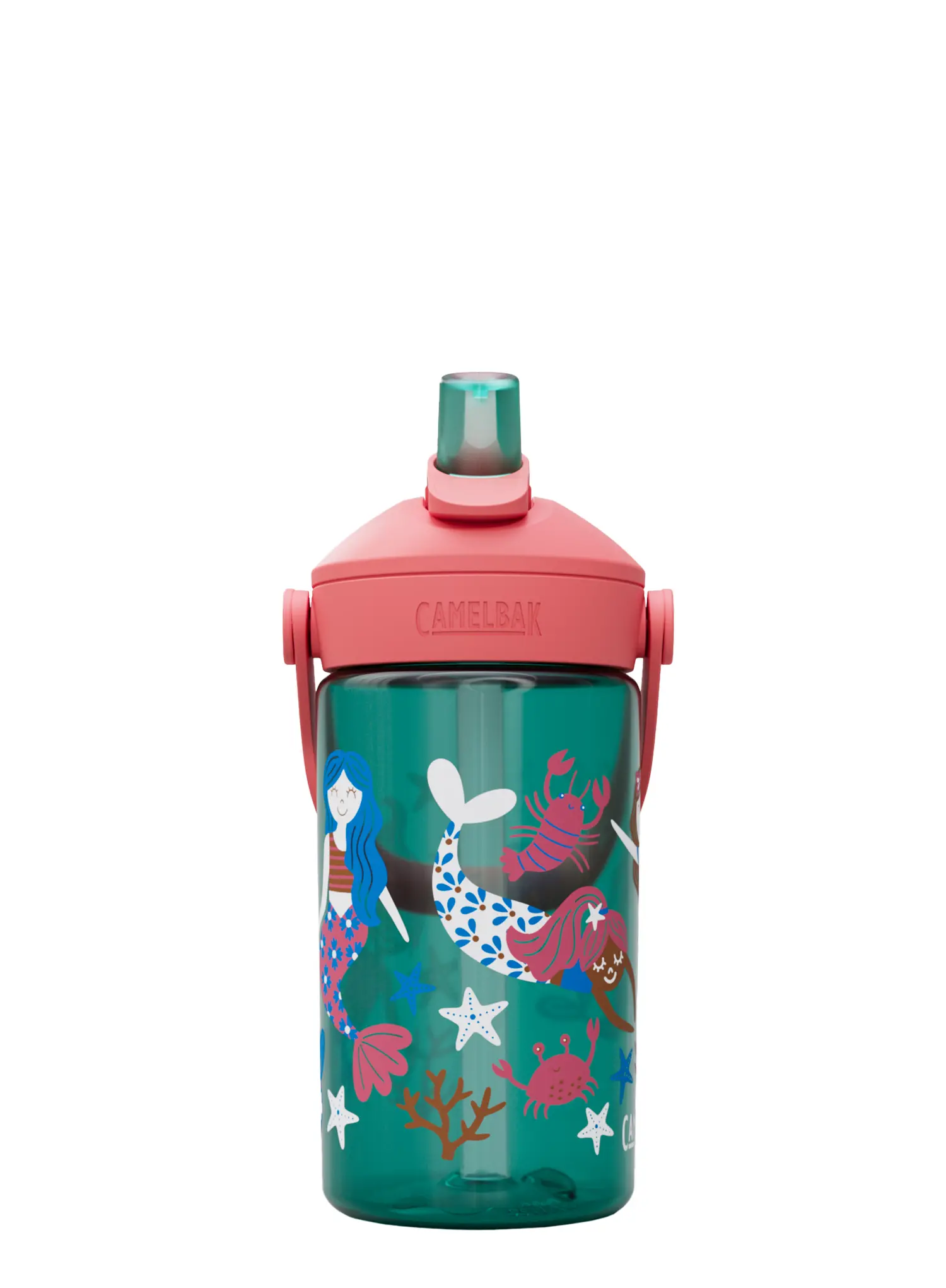 Sticlă de apă pentru copii CamelBak Thrive Flip Straw Kids 400ml - mermaid friends
