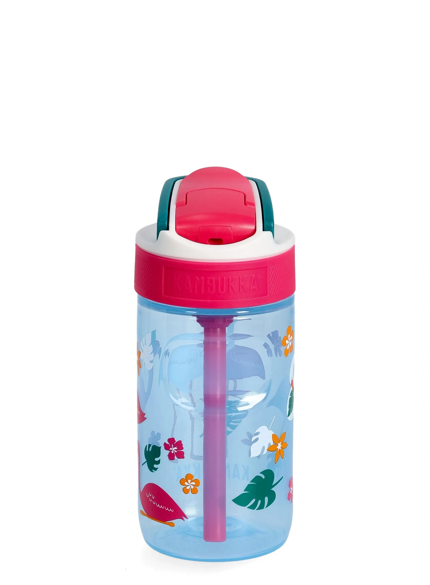 Sticlă de apă pentru copii Kambukka Lagoon 400 ml - blue flamingo
