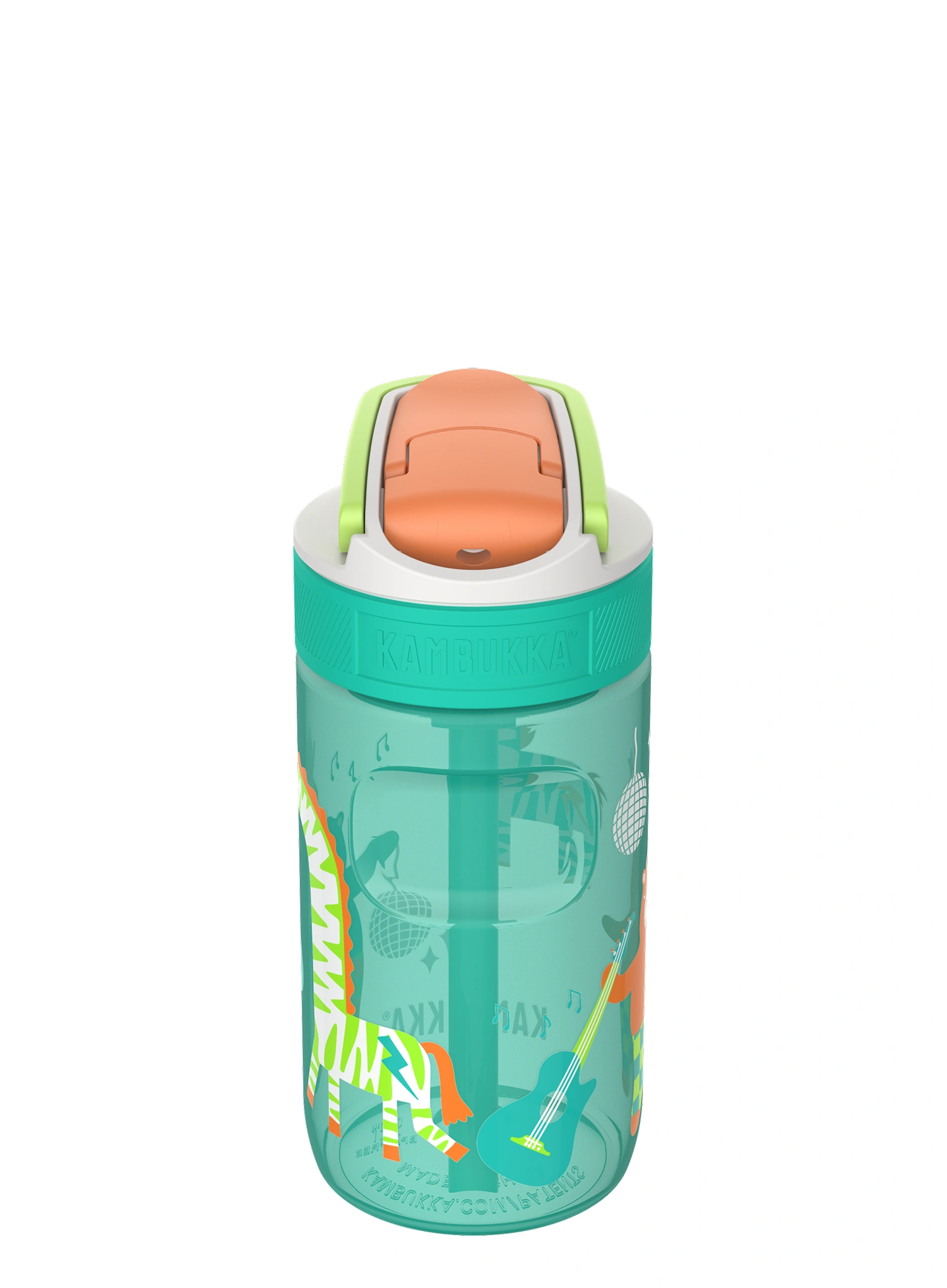 Sticlă de apă pentru copii Kambukka Lagoon 400 ml - disco zoo