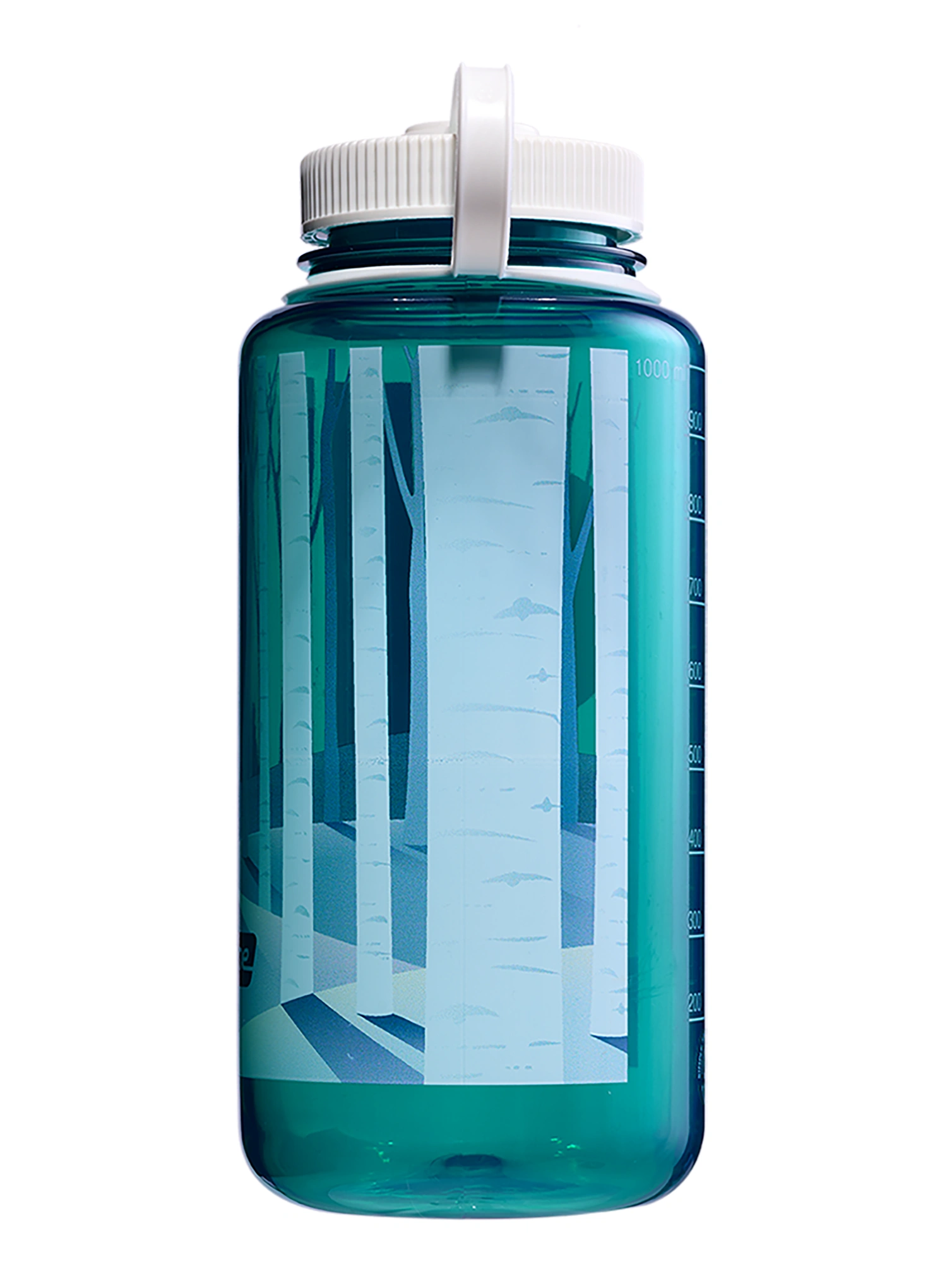 Sticlă Nalgene Wide Mouth 32 oz (946 ml) - trout w/landscape forest