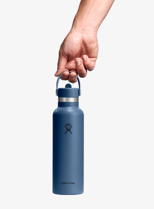 Sticla termică Hydro Flask 21 Oz Standard Flex Straw Cap (621 ml) - harbor blue