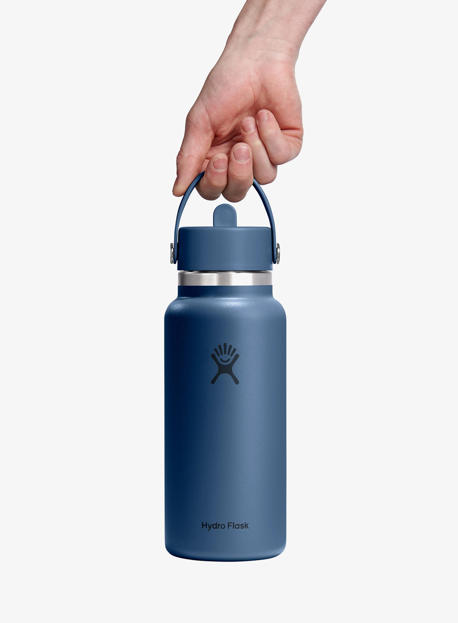 Sticla termică Hydro Flask 32 Oz Wide Flex Straw Cap (946 ml) - harbor blue