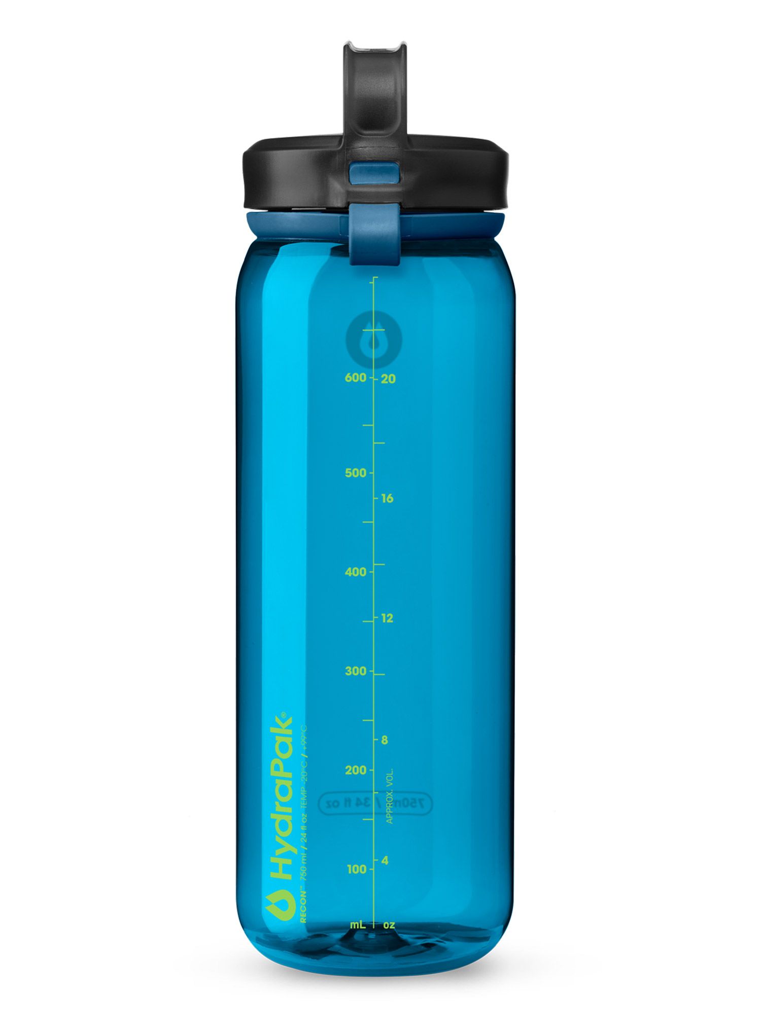 Sticlă de voiaj HydraPak Recon Clip & Carry 750 ml - bay blue