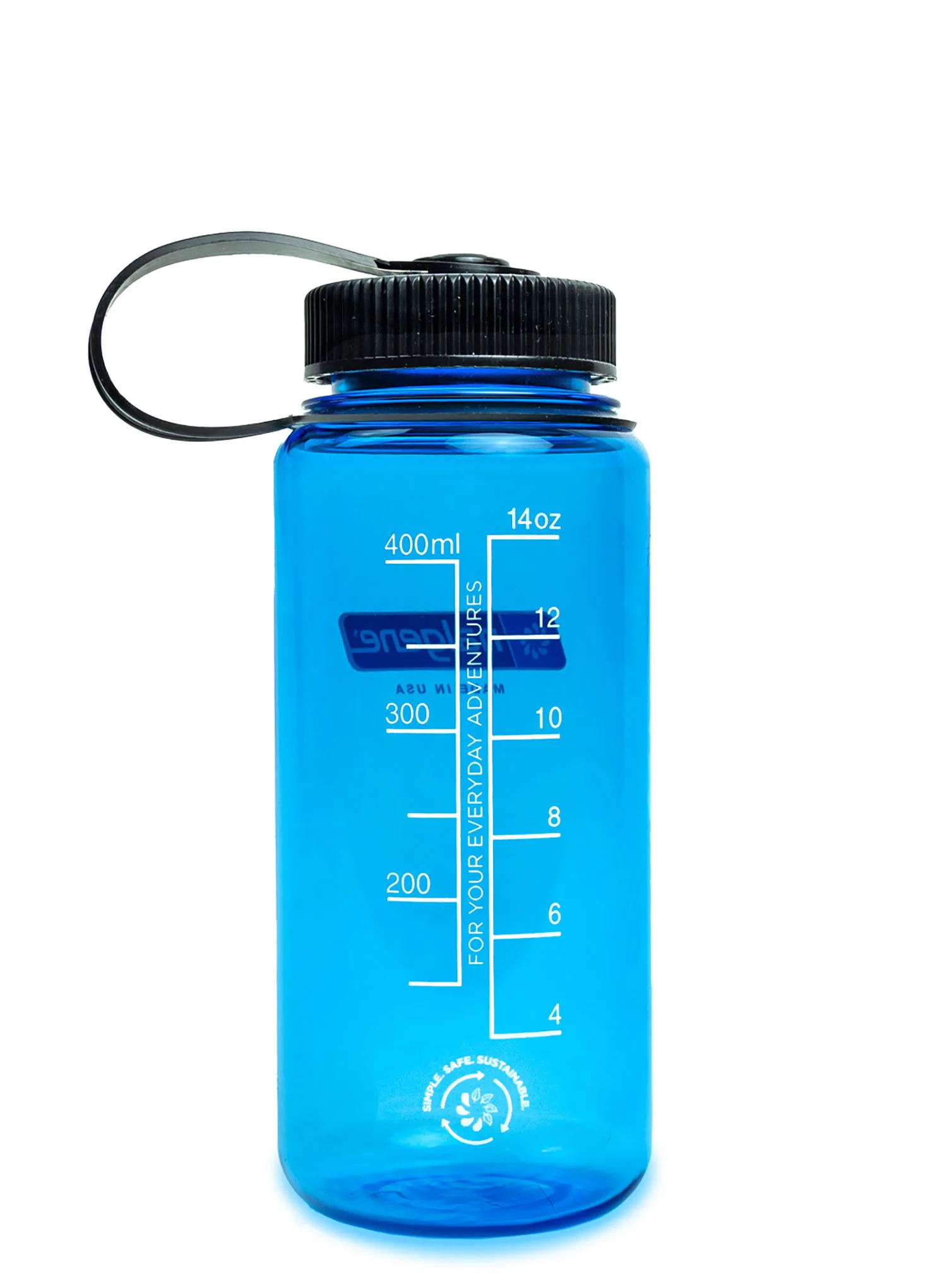 Sticla de apa de voiaj Nalgene Sustain Wide Mouth 16 oz (473 ml) - slate