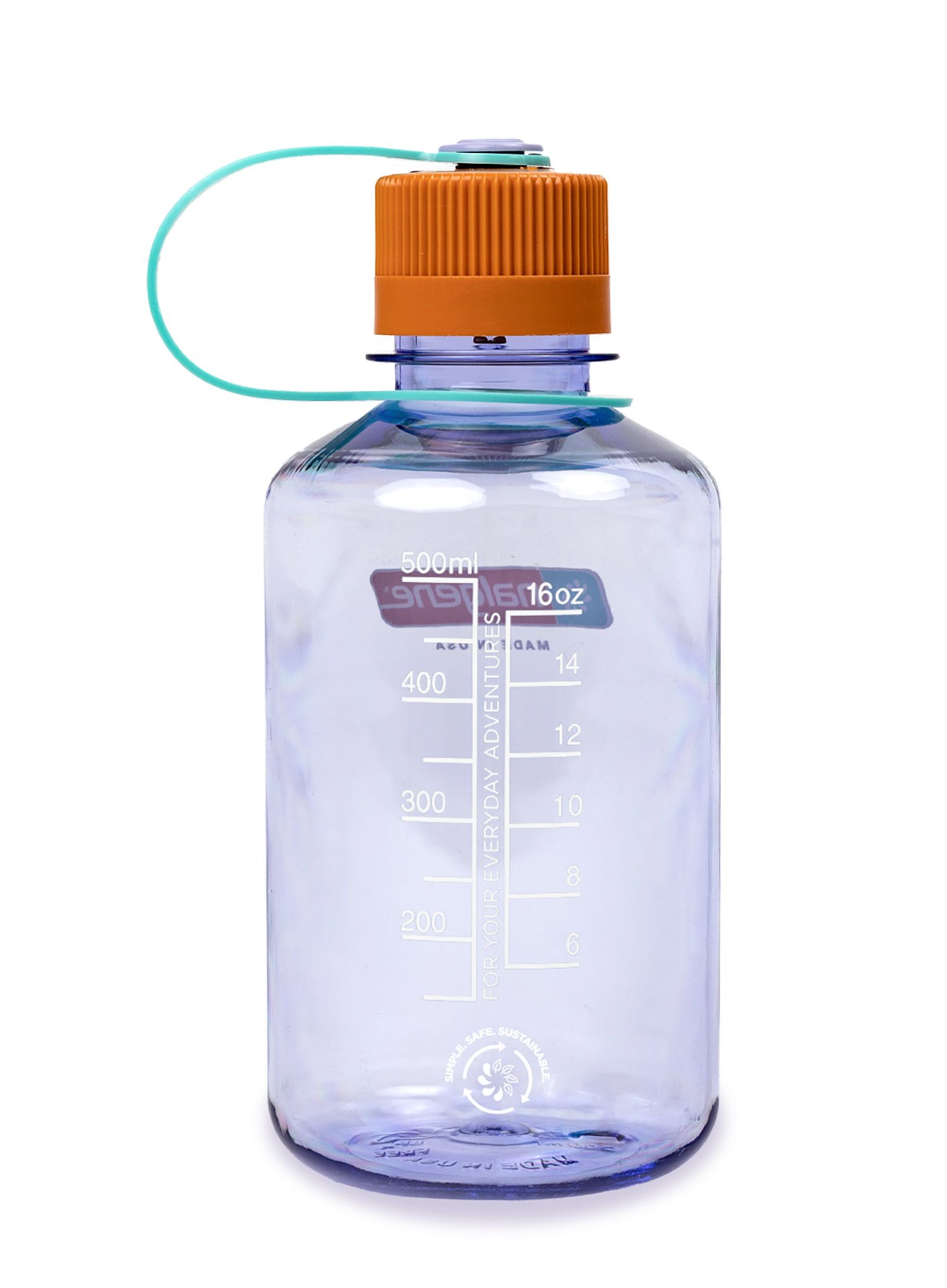 Sticlă de voiaj Nalgene Sustain Narrow Mouth 16 oz (473 ml) - amethyst