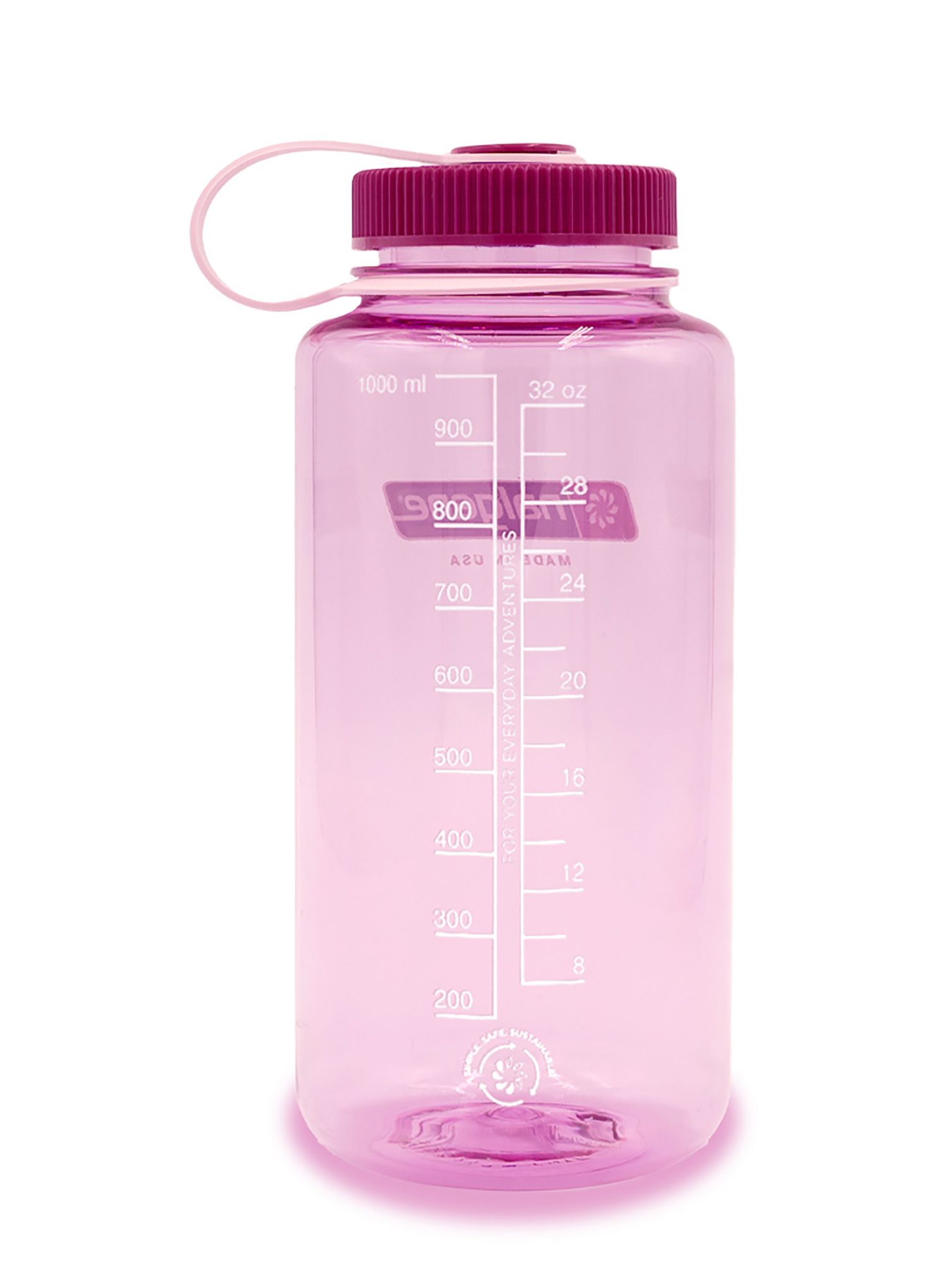 Sticlă de voiaj Nalgene Sustain Wide Mouth 32 oz (946 ml) - cosmo/platinum