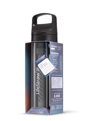 Sticla cu filtru Lifestraw Go 2.0 Water Filter 22 oz (650 ml) - nordic noir