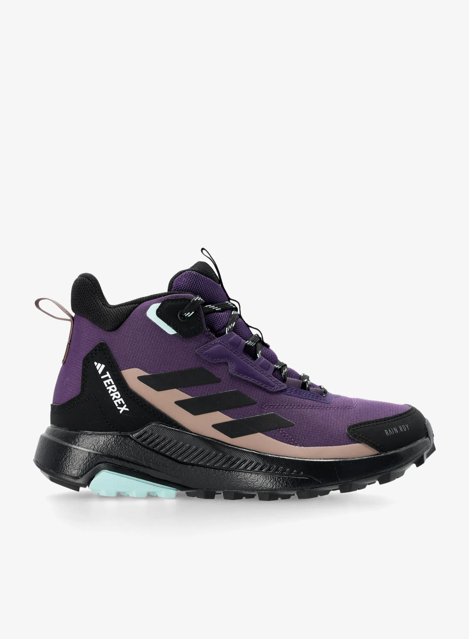 ゆあり Pantofi femei adidas TERREX Anylander Mid RAIN.RDY - aur plum/core
