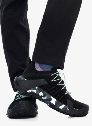 Pantofi femei Mammut Hueco II Low GTX - black/neo mint