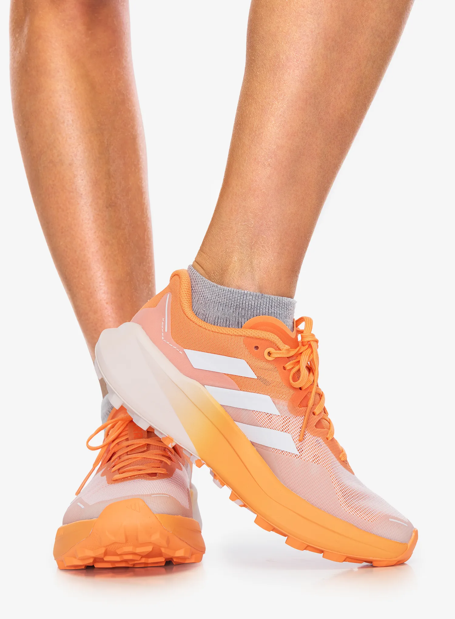Pantofi alergare femei adidas TERREX Agravic 3 - amb tint/cryst white/putty mau