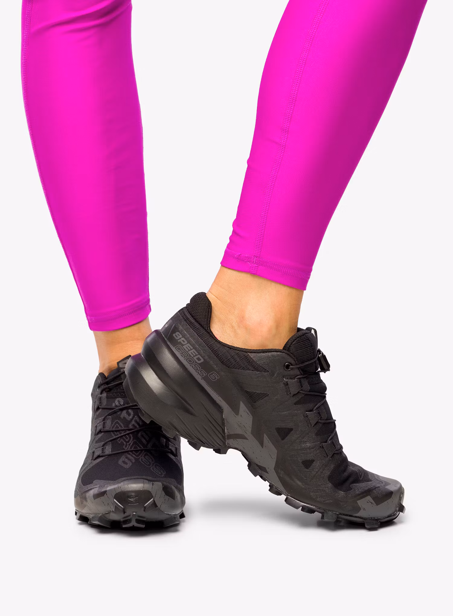 Pantofi alergare femei Salomon Speedcross 6 - black/black/phantom