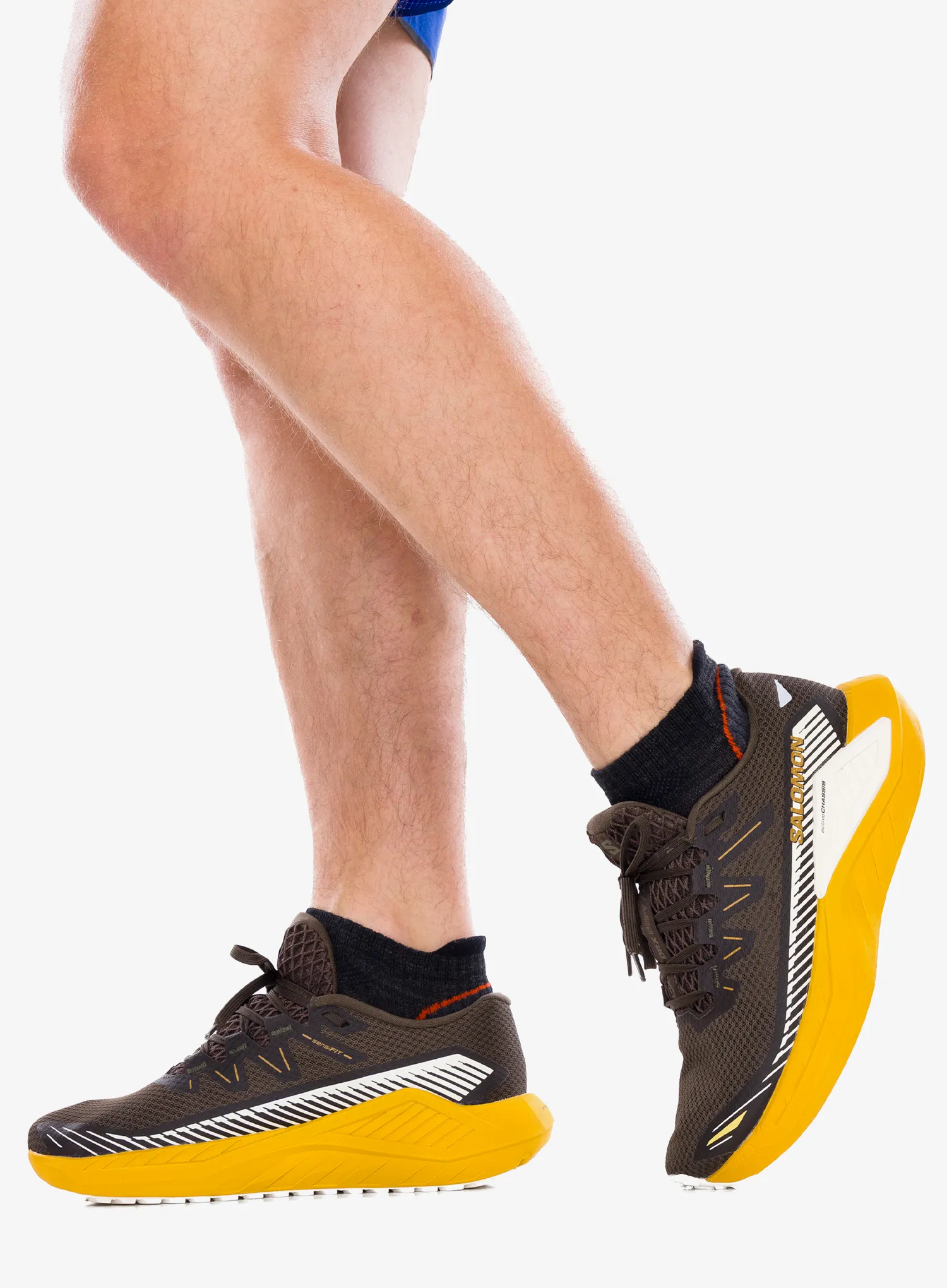 Pantofi alergare barbati Salomon DRX Defy Grvl - wren/spicy/vanila