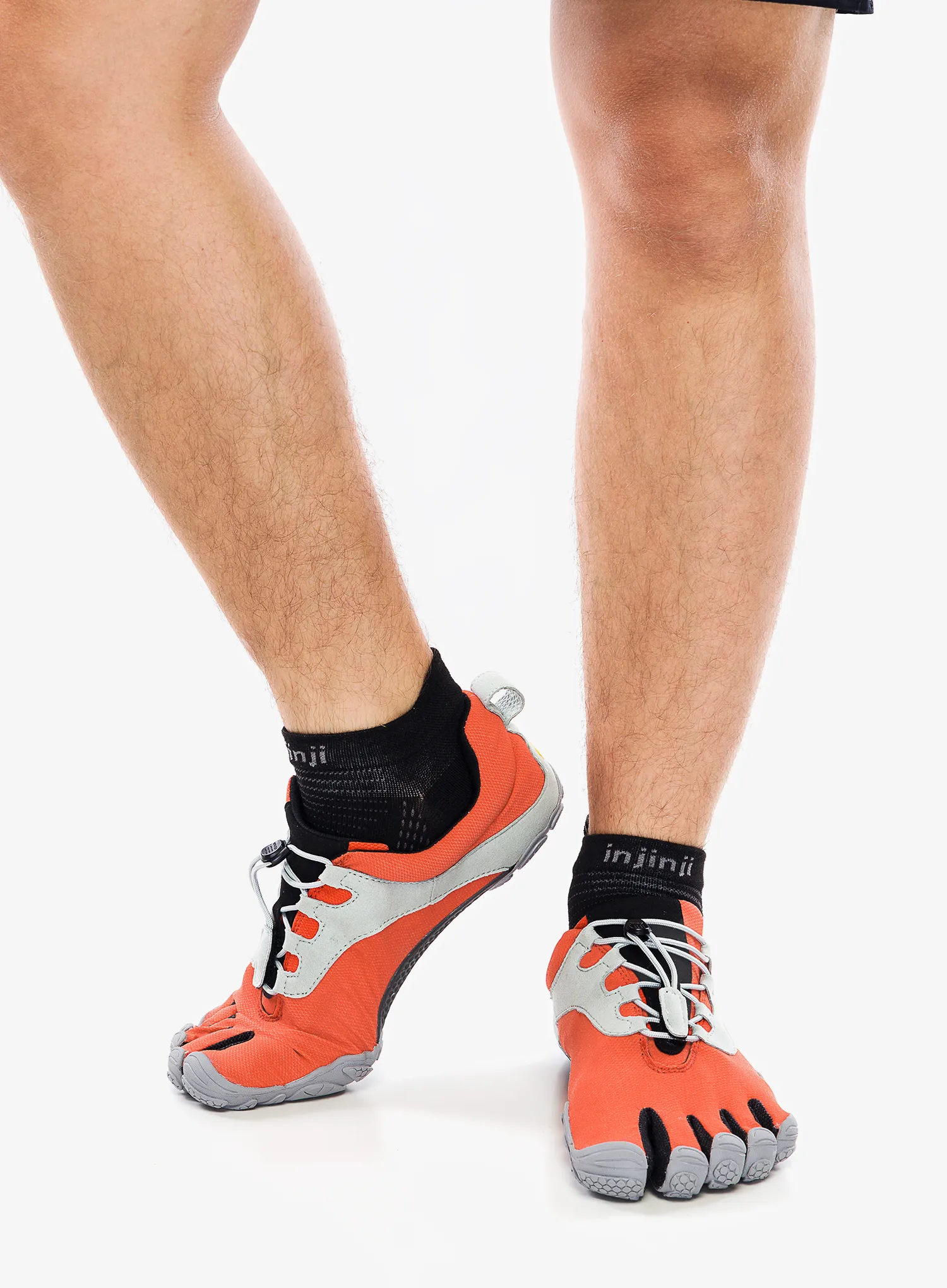 Pantofi alergare barbati Vibram Fivefingers V-Run Retro - red/black/grey