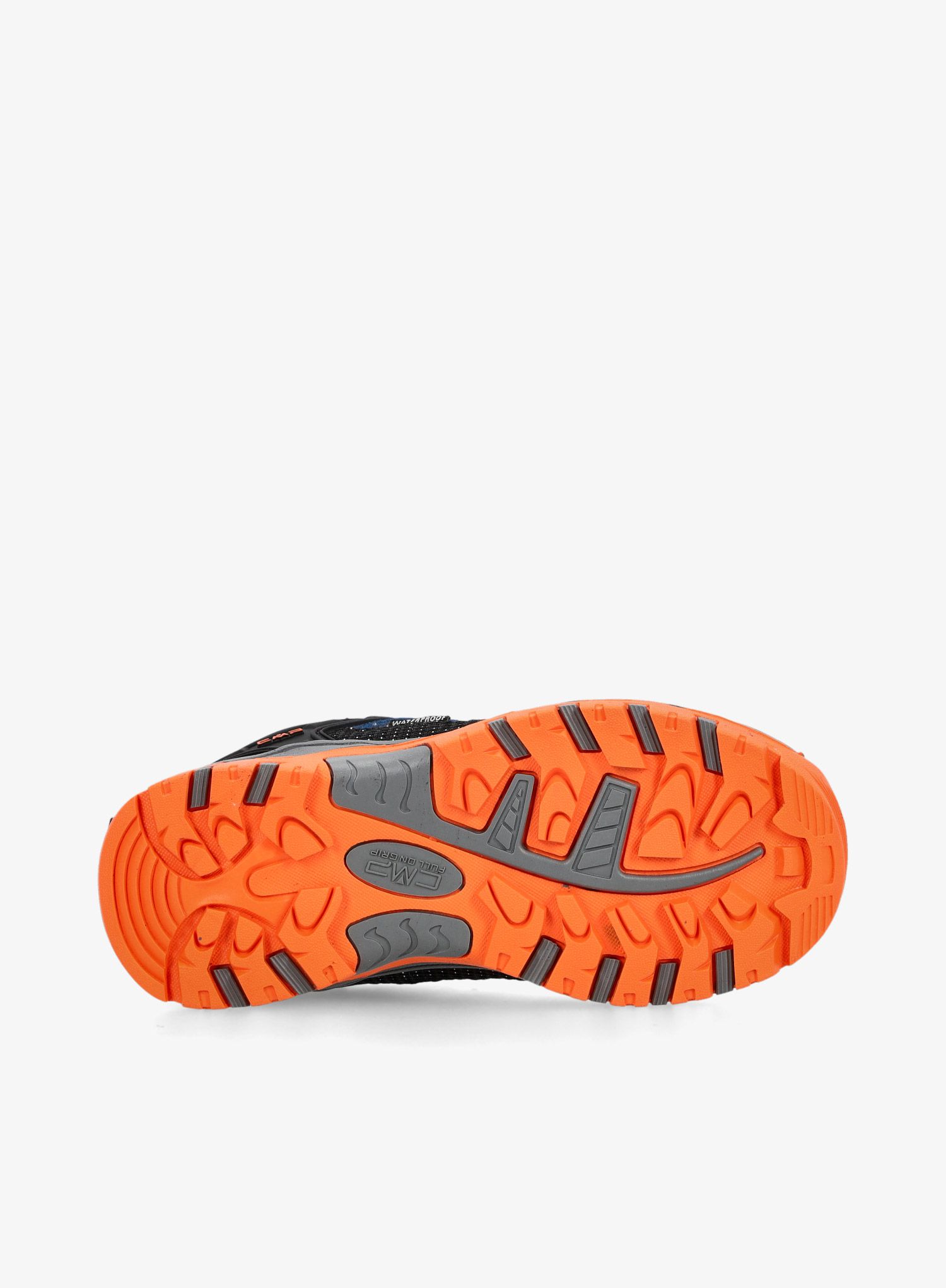 Pantofi pentru copii CMP Kids Rigel Low Trekking Shoes WP - b.blue/arancio