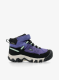 Pantofi pentru copii Keen Targhee IV Mid WP Kids - hemlock/skipper blue