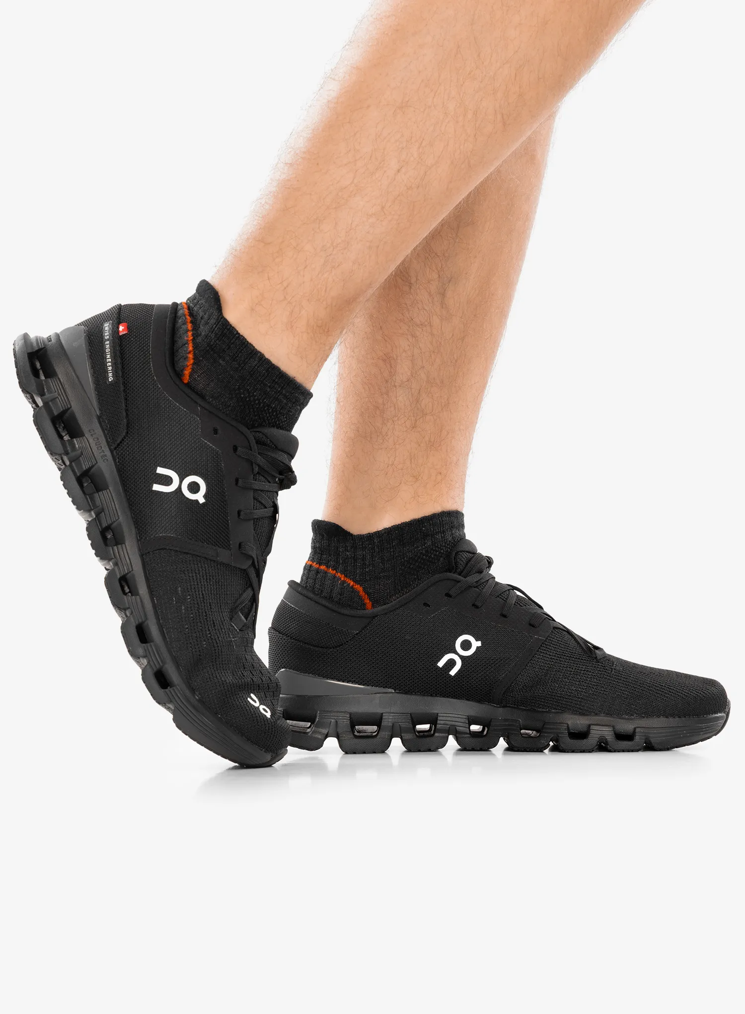 Ghete barbati On Cloud X 4 - black/eclipse