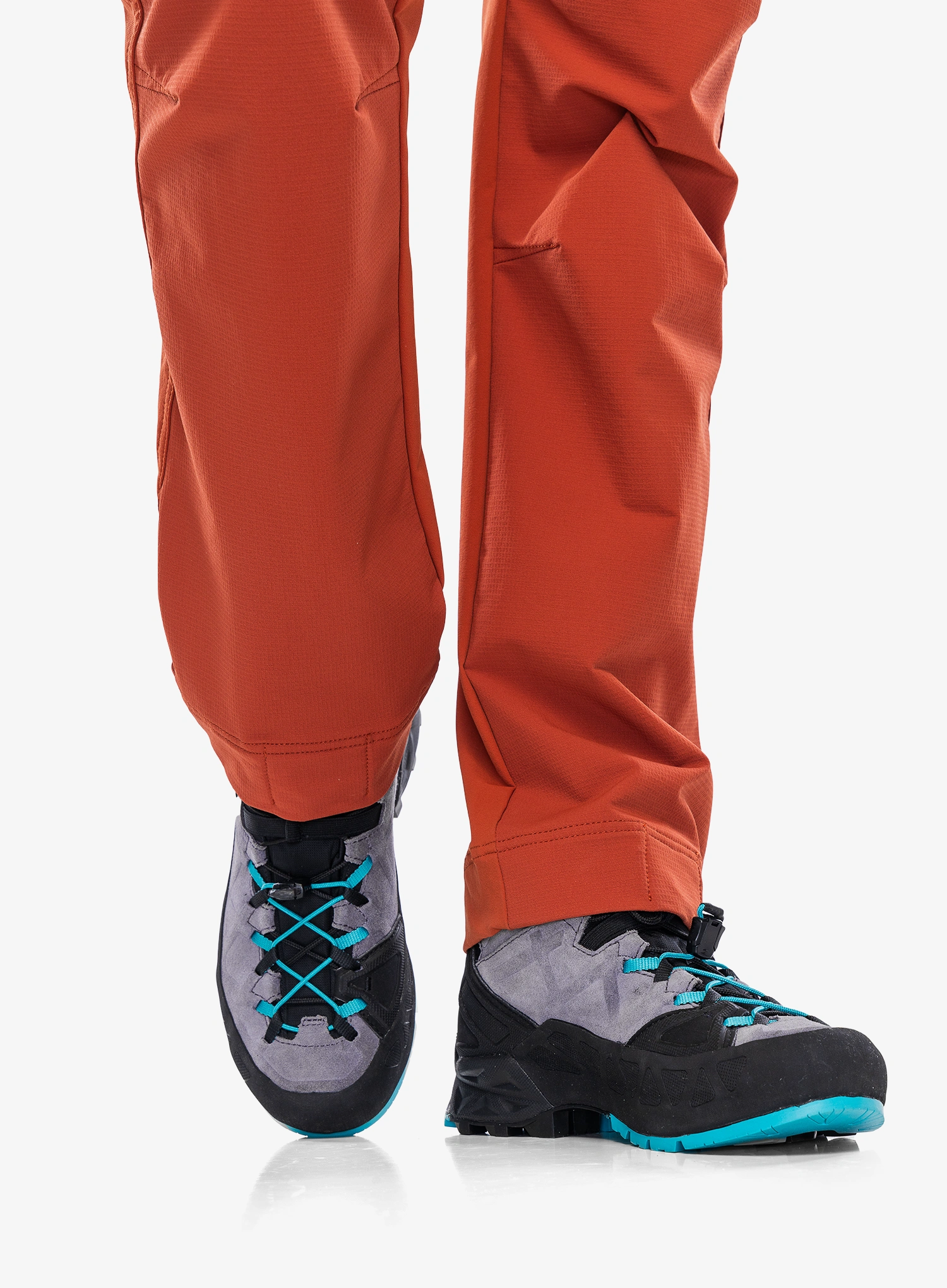 Pantofi femei AKU Rock DFS Mid GTX - grey/turquoise