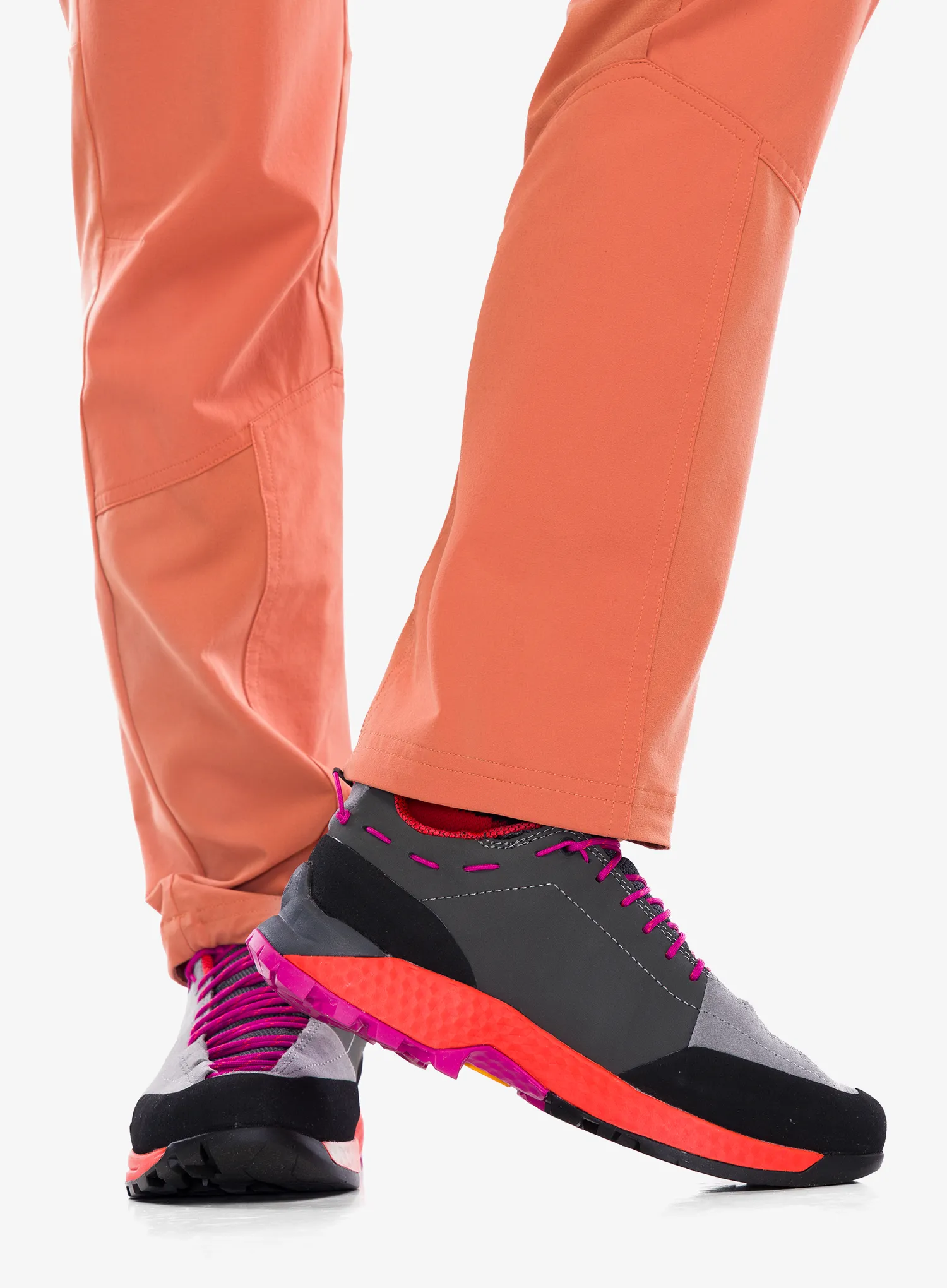 Pantofi femei La Sportiva Tx Guide Leather - grey/cherry tomato