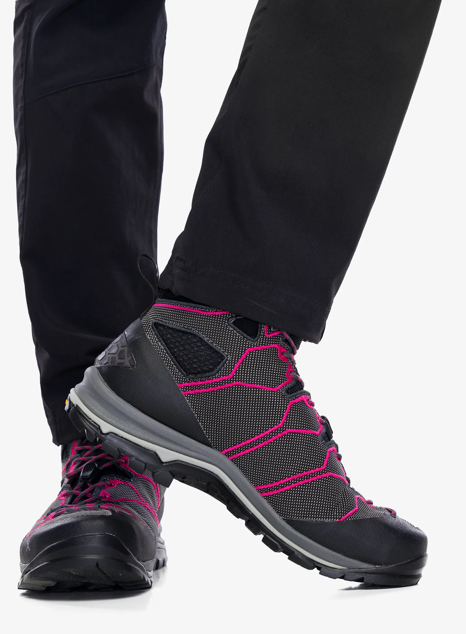 Pantofi femei Montura Yaru Cross MID GTX - dark grey/sugar rose