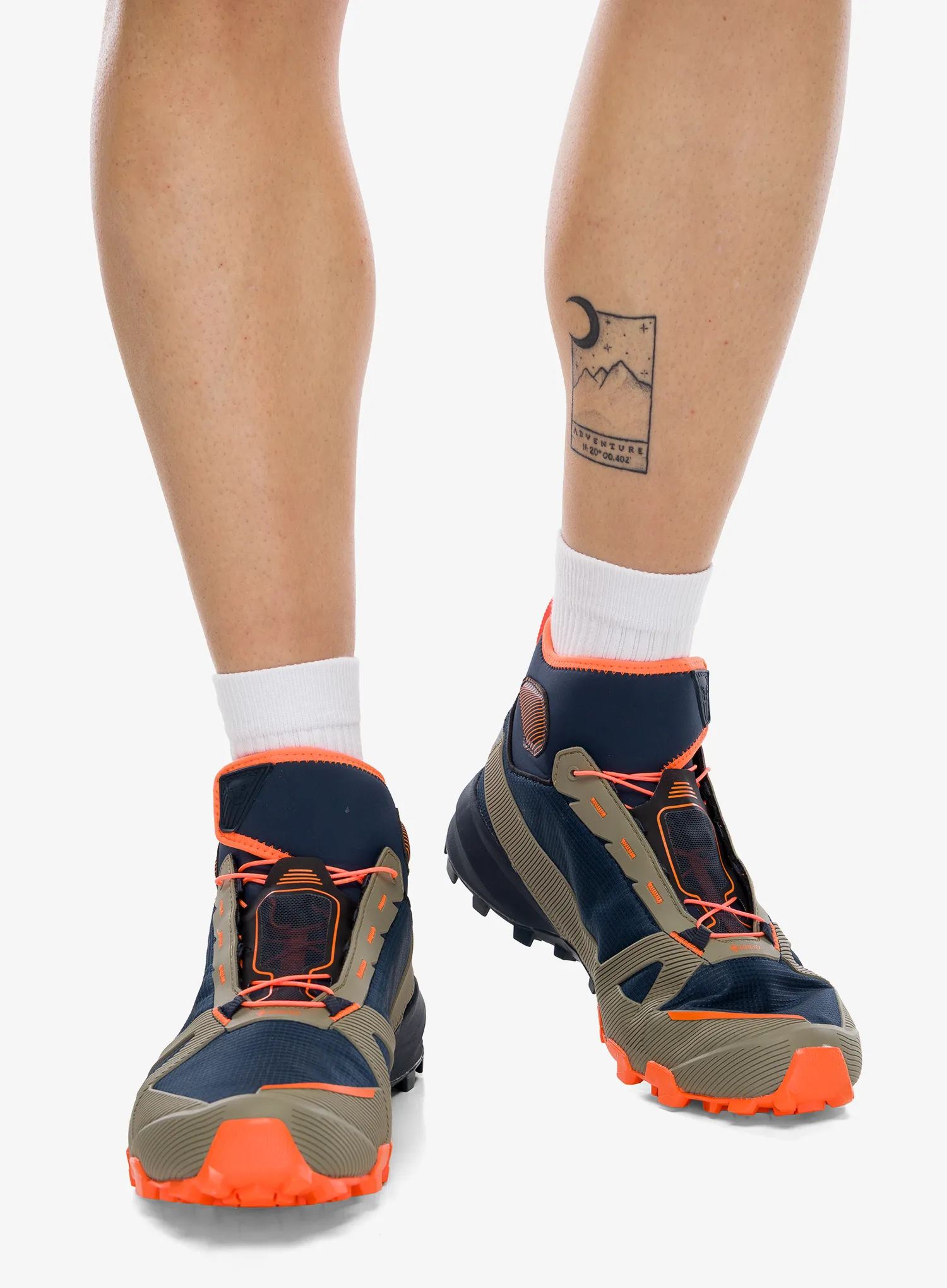 Pantofi outdoor Dynafit Traverse Mid GTX - blueberry/rock khaki
