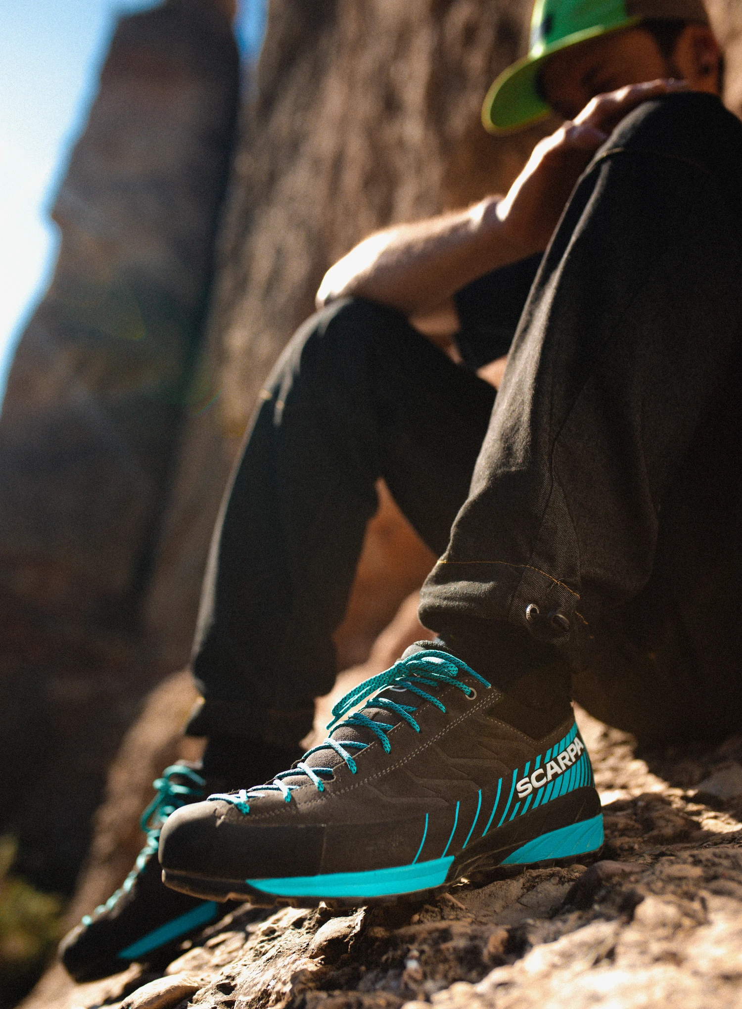 Pantofi outdoor barbati Scarpa Mescalito GTX - shark/azure