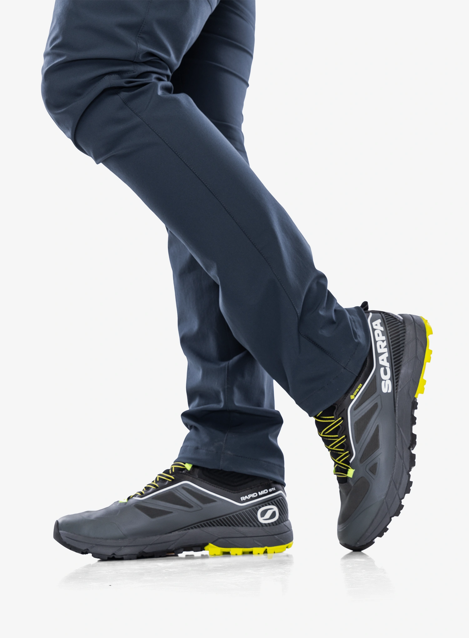 Pantofi outdoor Scarpa Rapid Mid GTX - anthracite/acid lime/acid lime