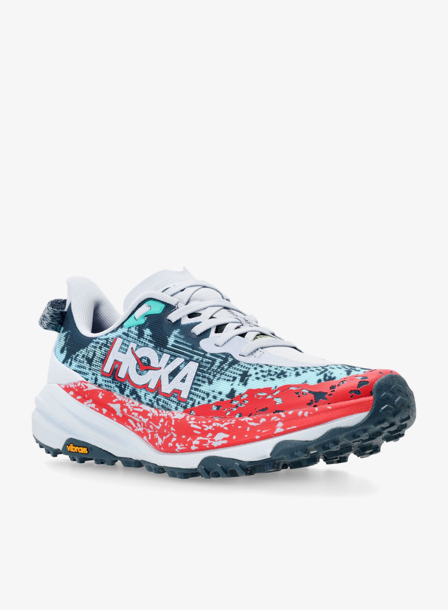 ゆうか Pantofi alergare trail femei Hoka Speedgoat 6 - gull/stormy skies