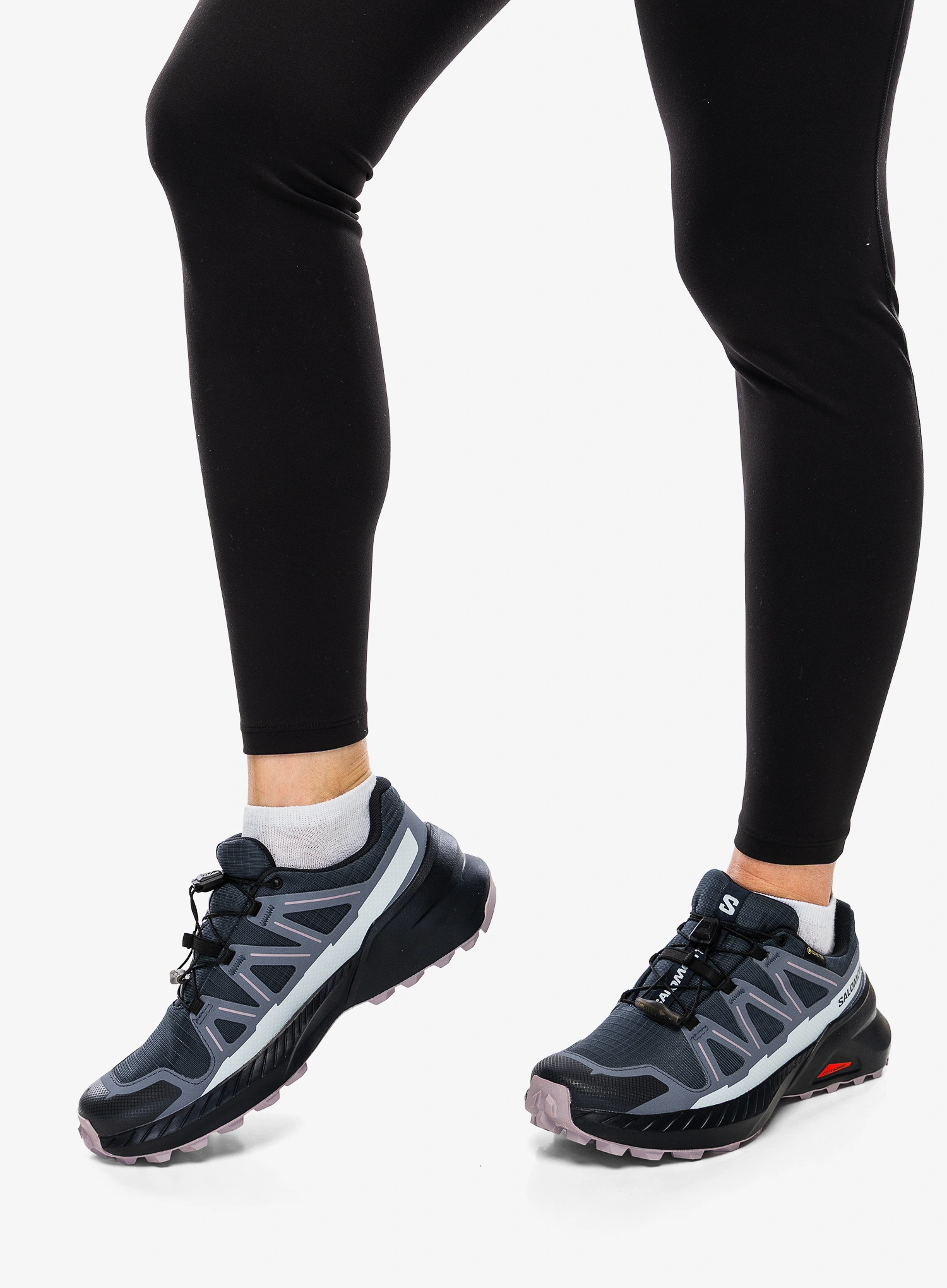 Pantofi alergare trail femei Salomon Speedcross Peak GTX - blue nights/grisaille