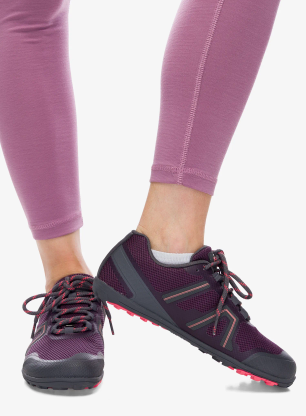 Pantofi alergare trail femei Xero Shoes Mesa Trail WP - plum perfect/sunset coral