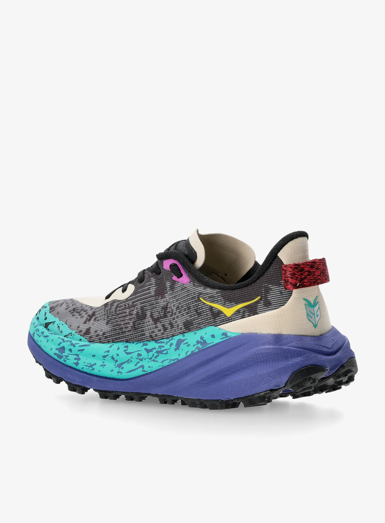 Pantofi trail Hoka Speedgoat 6 - oatmeal/mountain iris | 8a.ro
