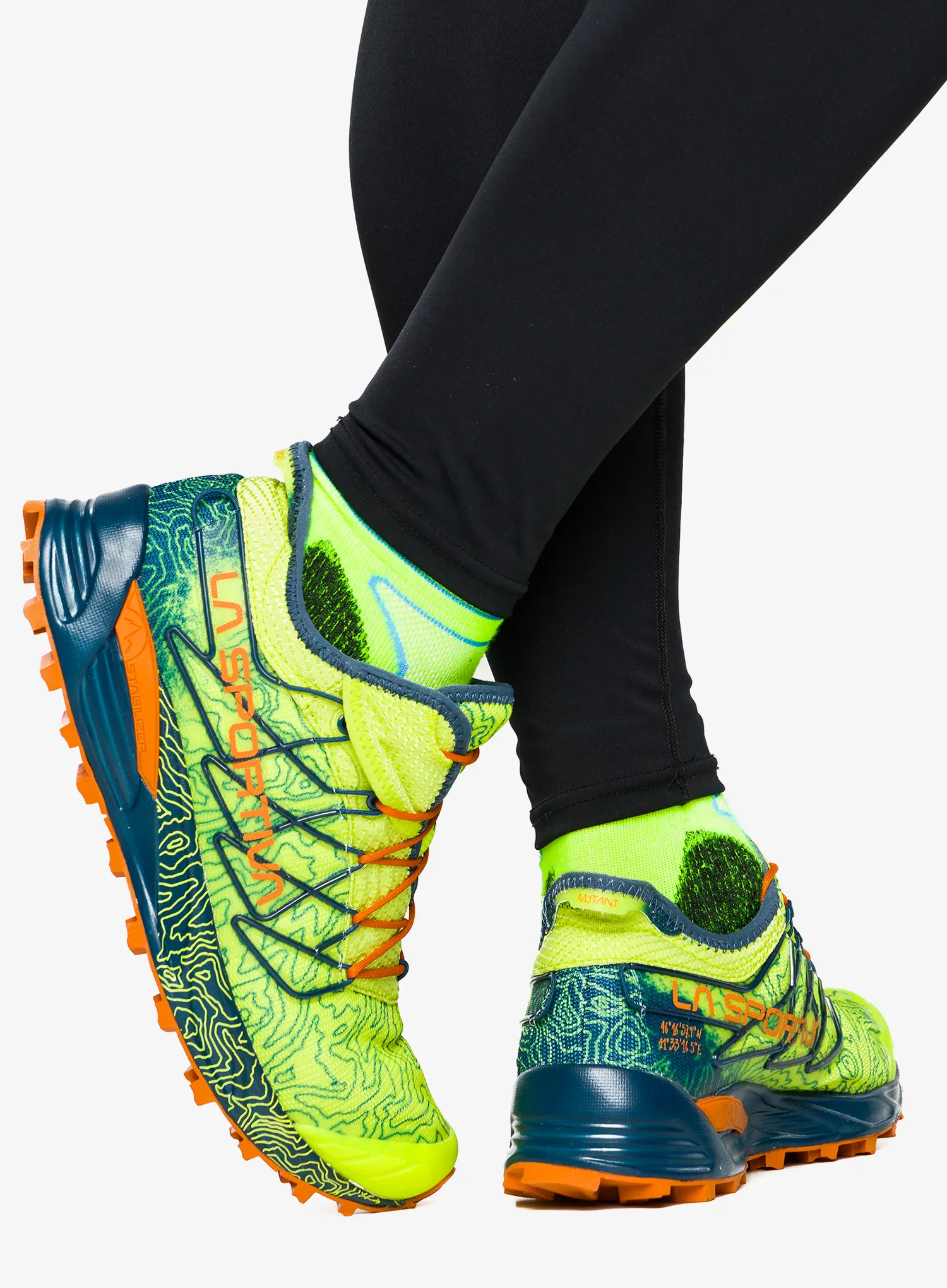 Pantofi trail La Sportiva Mutant - lime punch/storm blue