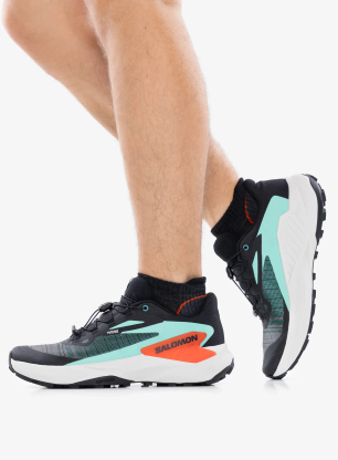Pantofi trail Salomon Genesis - black/green/cherry