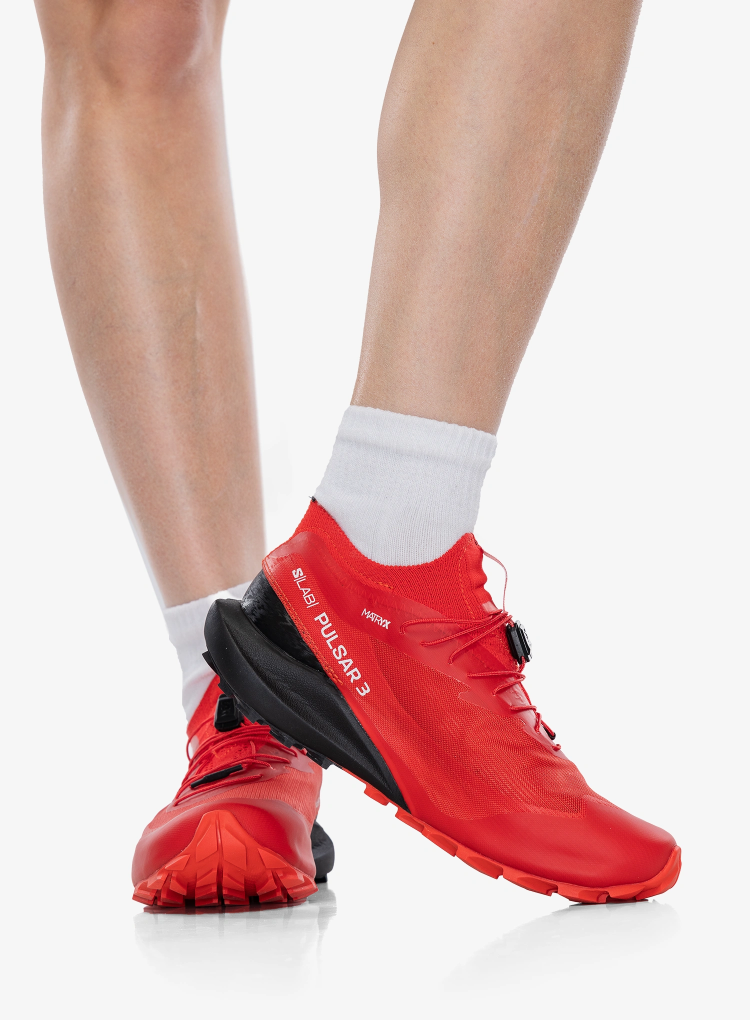 Pantofi trail Salomon S/Lab Pulsar 3 - fiery red/red/black