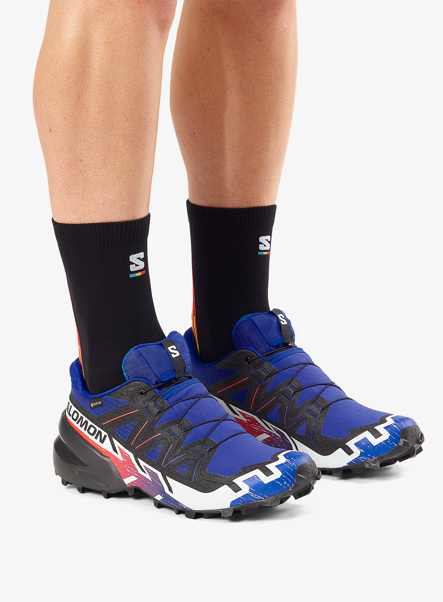 Pantofi trail Salomon Speedcross 6 GTX Equipe - surf/red/white