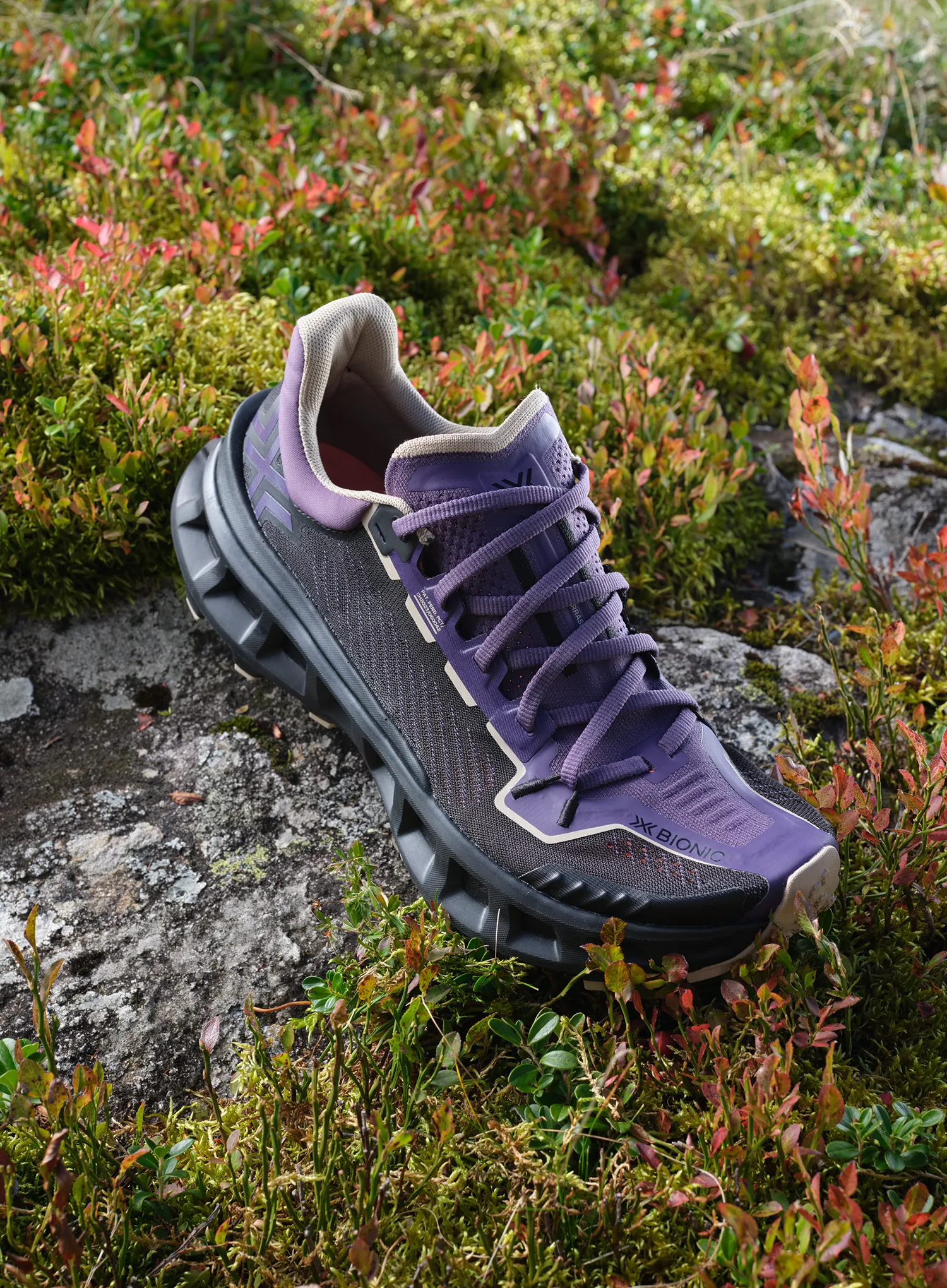 Pantofi trail X-Bionic Terraskin X03 - deep purple/x black/sand