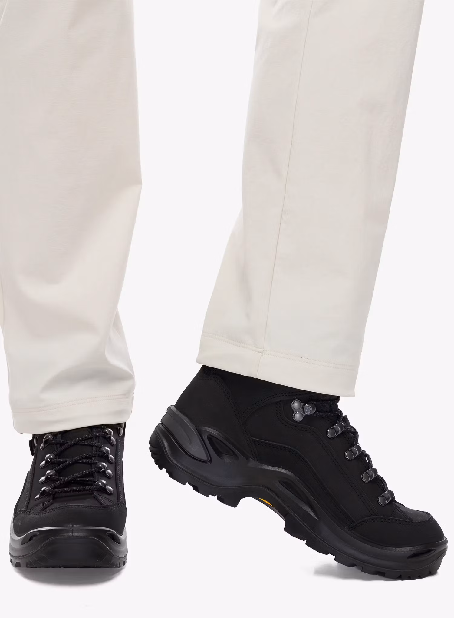 Ghete trekking femei Lowa Renegade GTX Mid - deep black/black