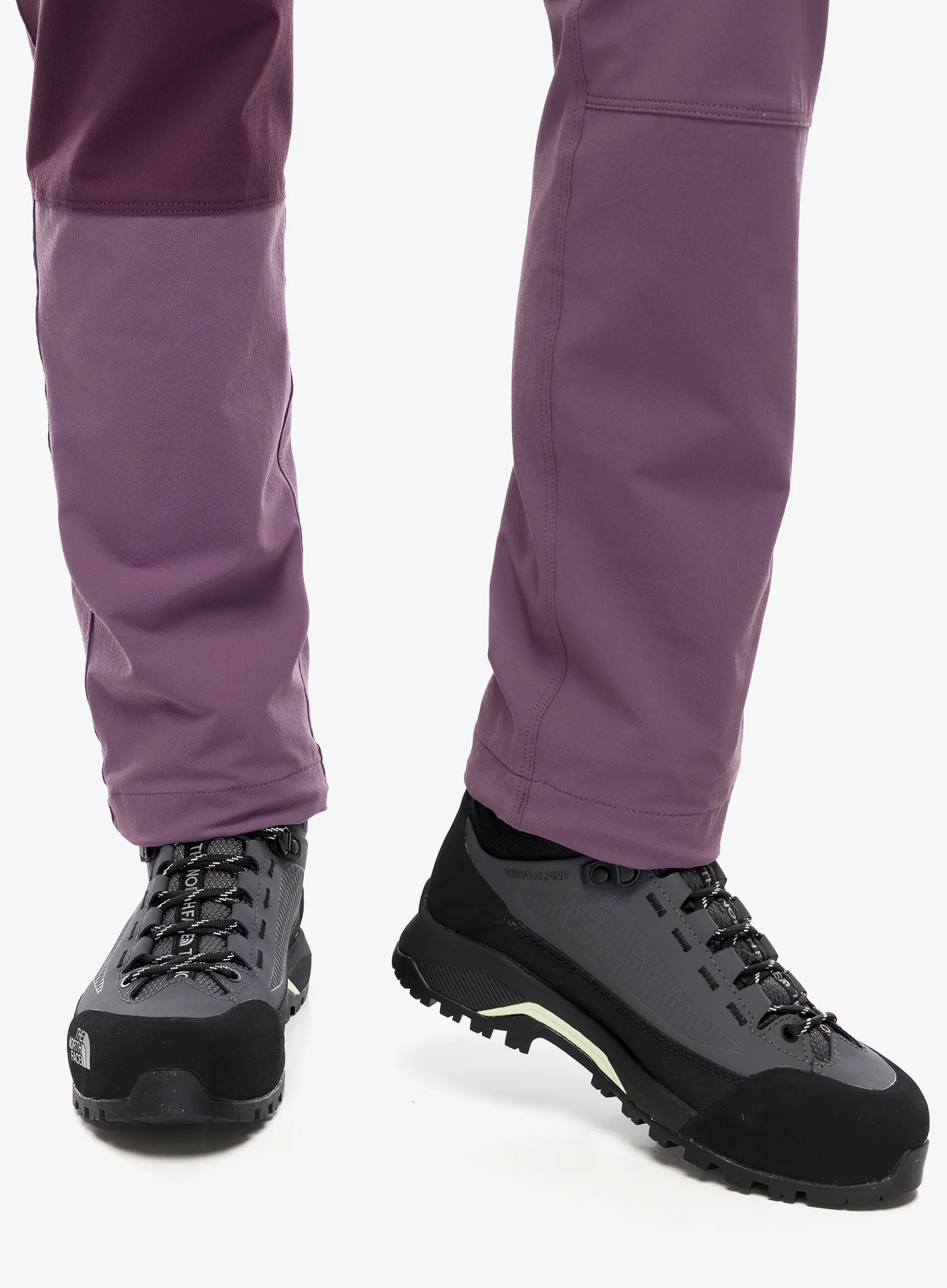 Ghete trekking femei The North Face Verto Alpine Mid GORE-TEX - grey/lemon