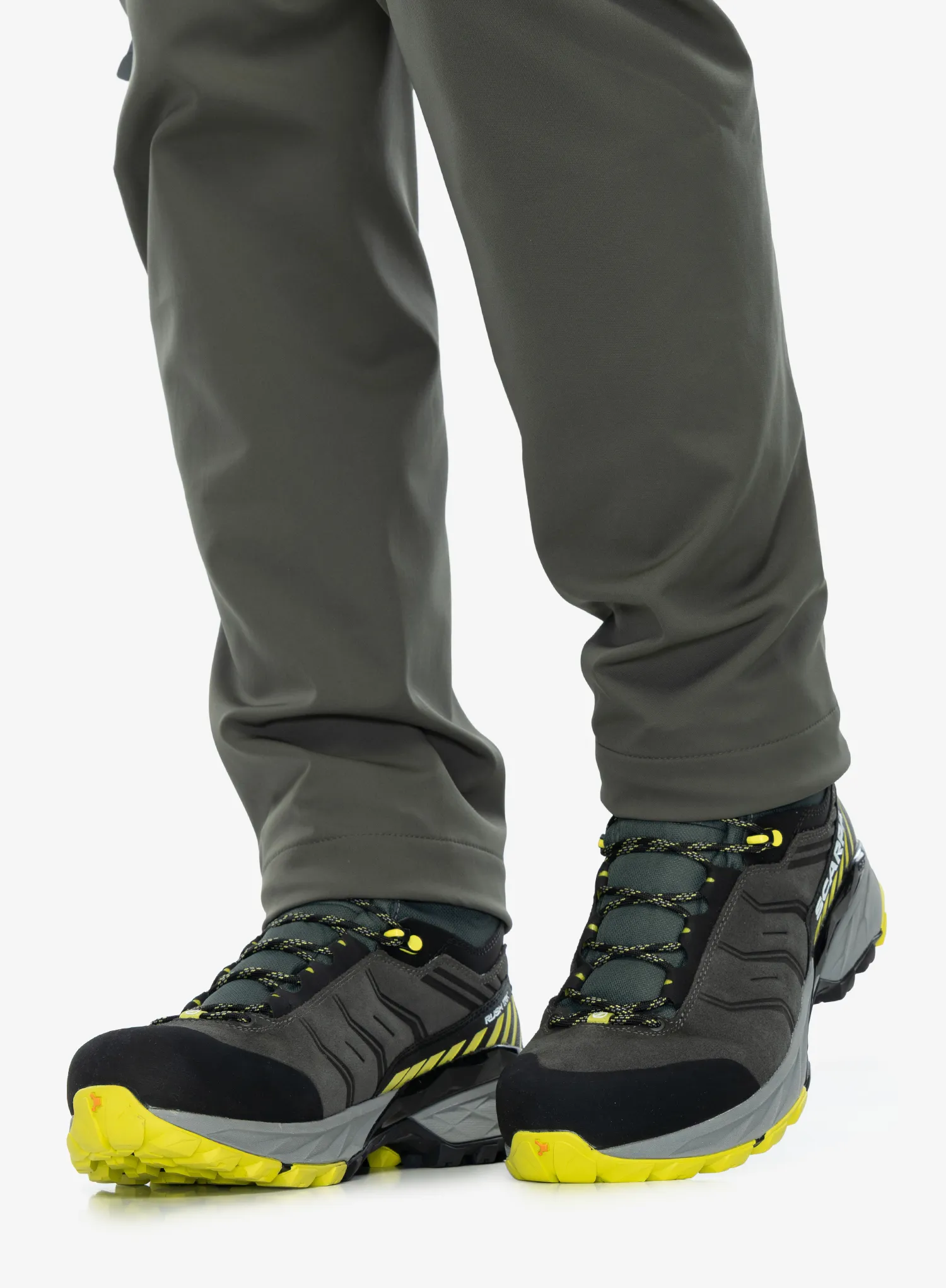Ghete trekking Scarpa Rush TRK GTX - titanium/lime