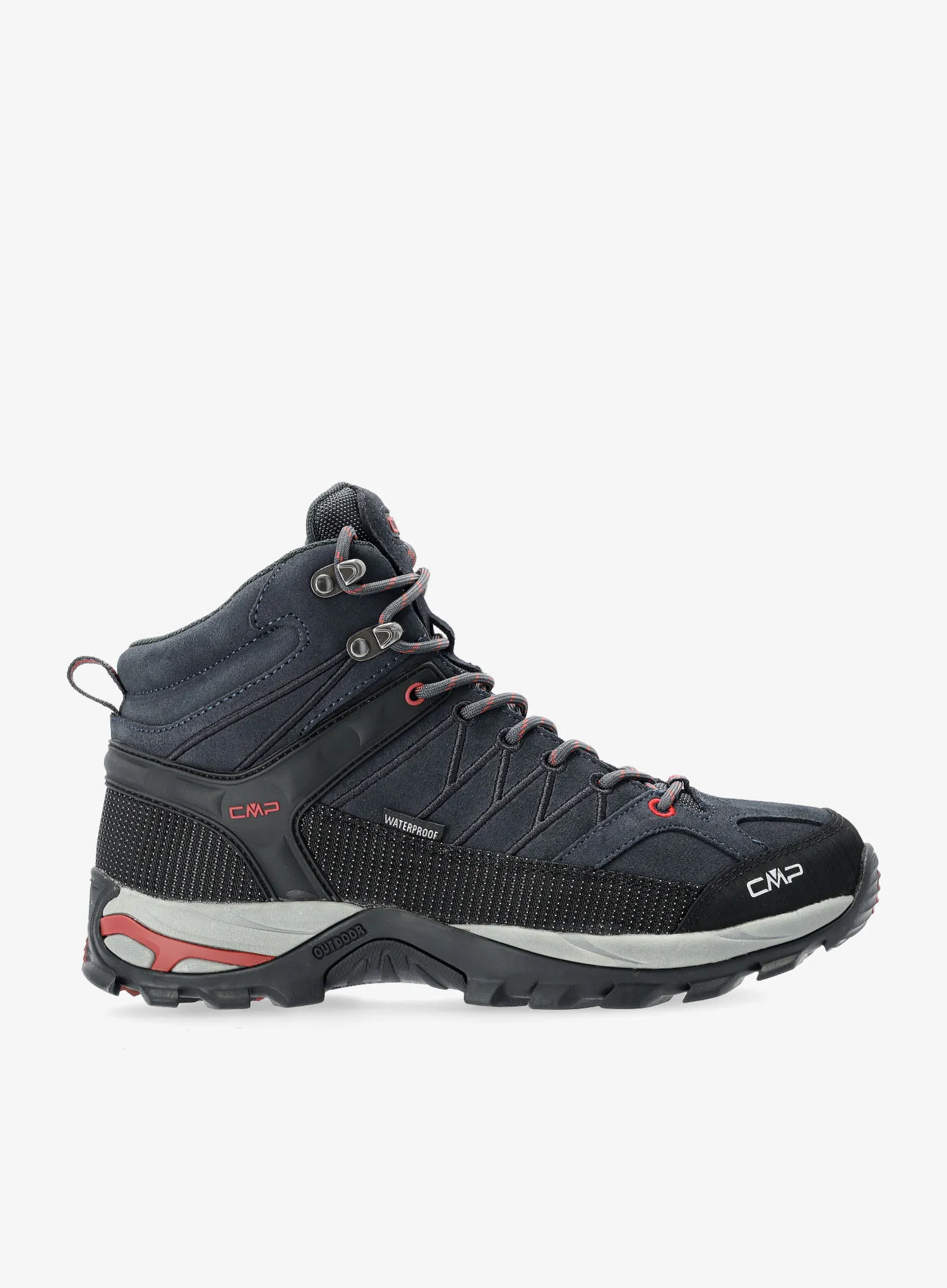 Pantofi outdoor barbati CMP Rigel Mid WP - asphalt/syrah