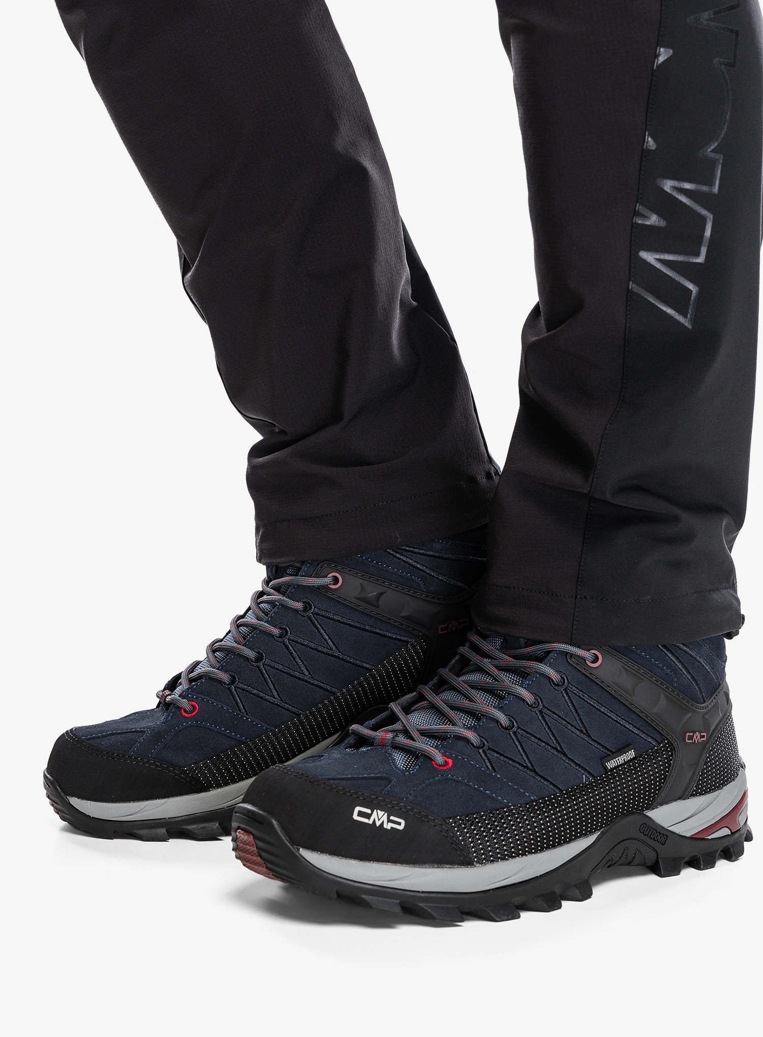 Pantofi outdoor barbati CMP Rigel Mid WP - asphalt/syrah