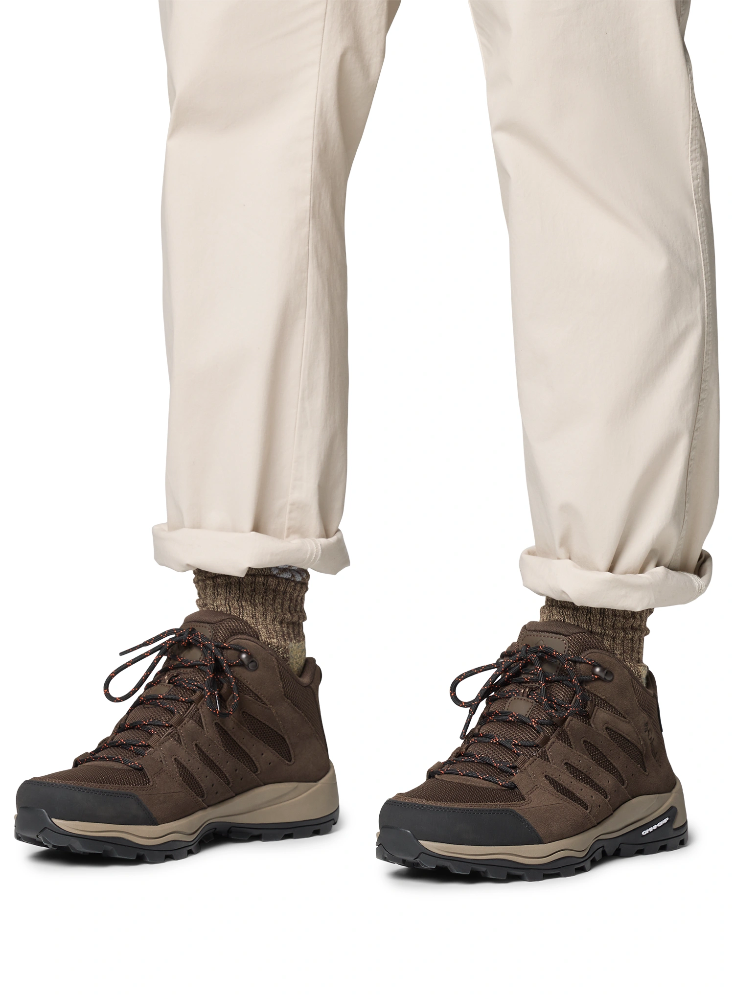 Pantofi outdoor Columbia Redmond IV Mid Waterproof - cordovan/tangy orange