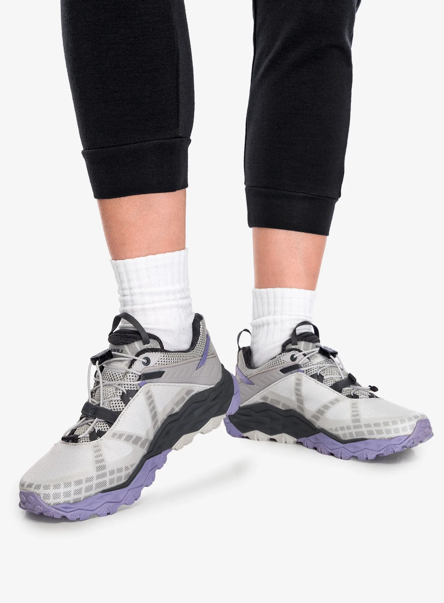 Pantofi drumetie femei AKU Flyrock GTX - light grey/violet
