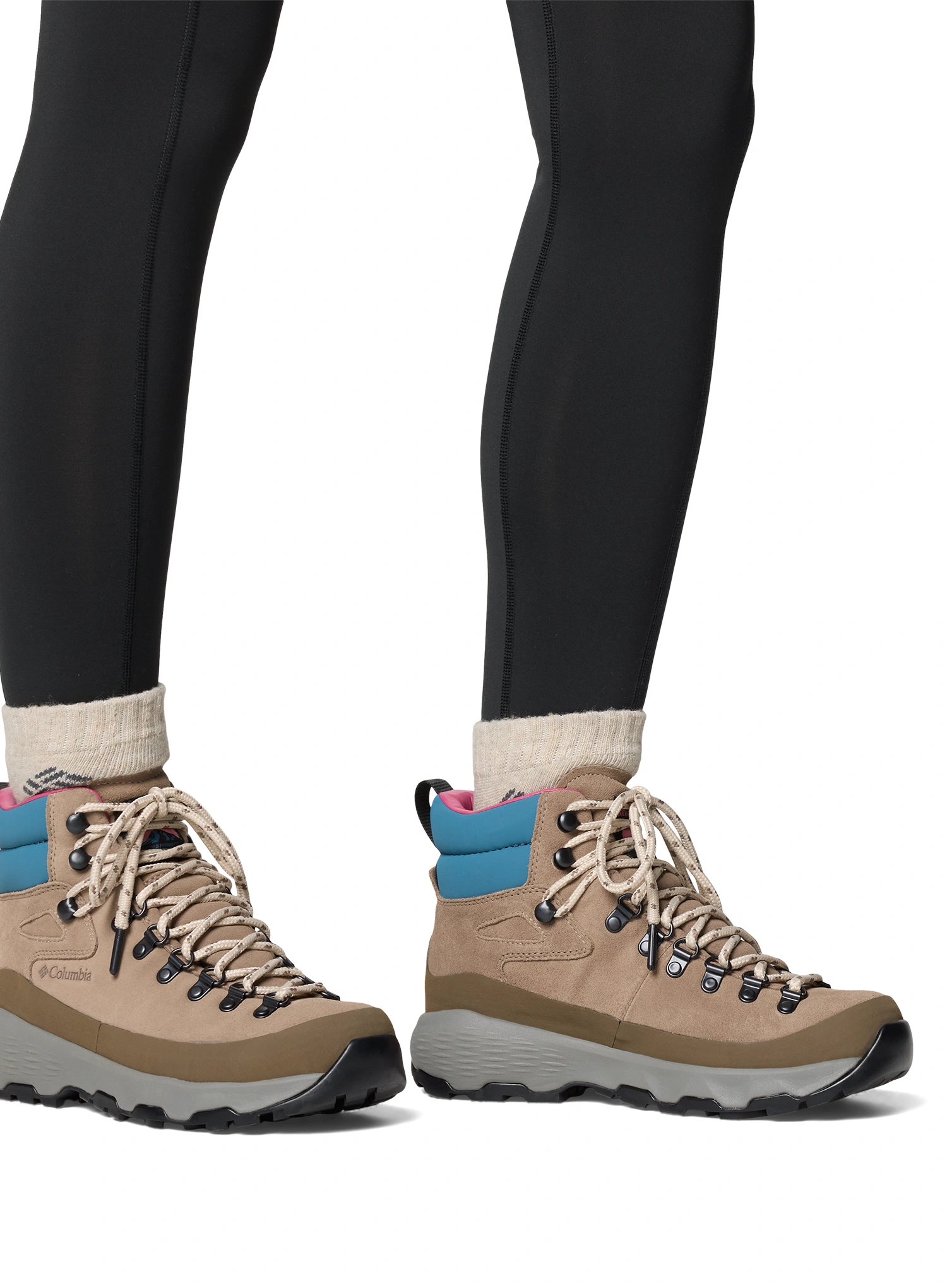 Pantofi drumetie femei Columbia Newton Alpine PT - wet sand/rosette