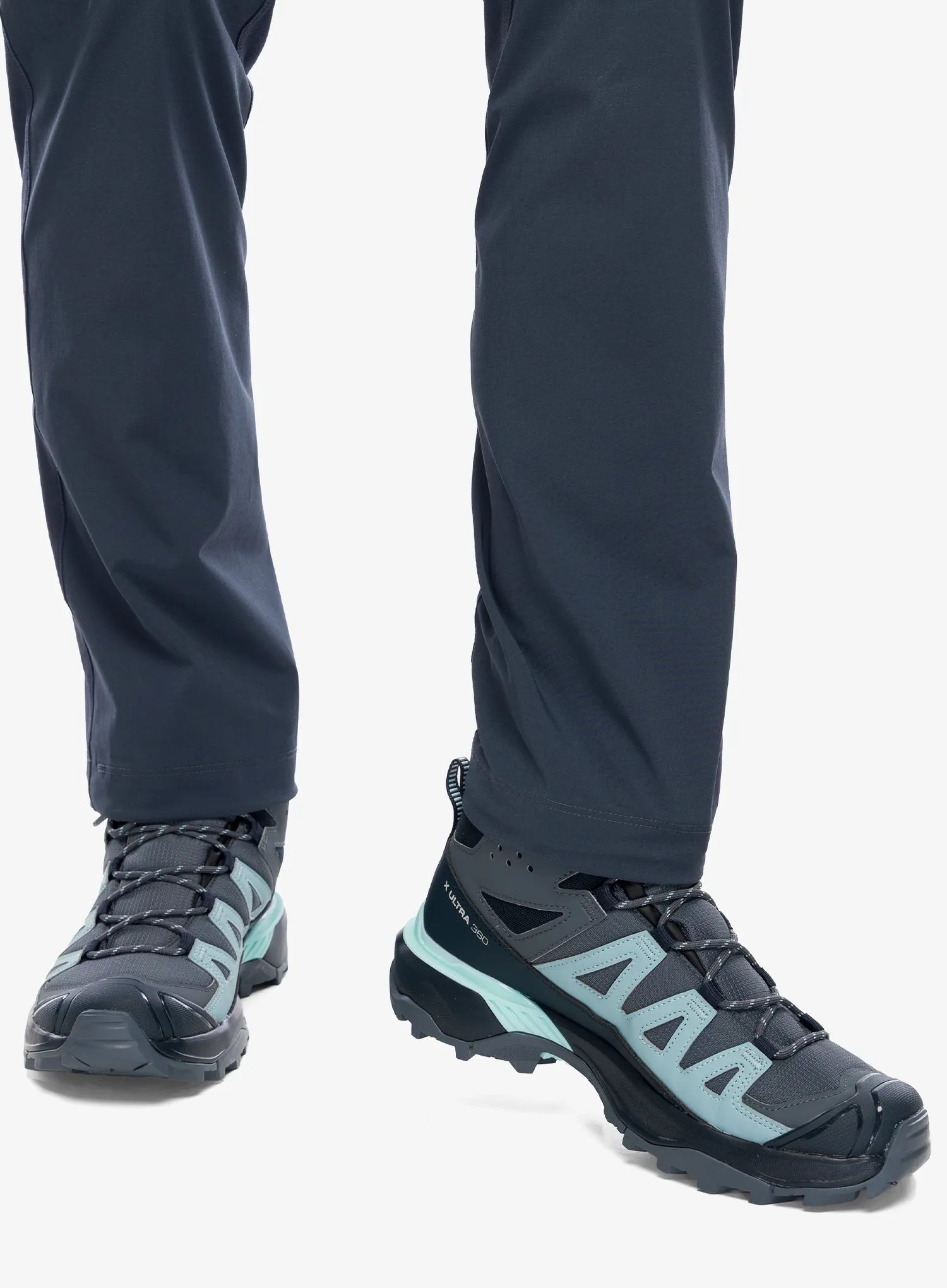 Pantofi drumetie femei Salomon X Ultra 360 Mid GTX - turbul/carbon