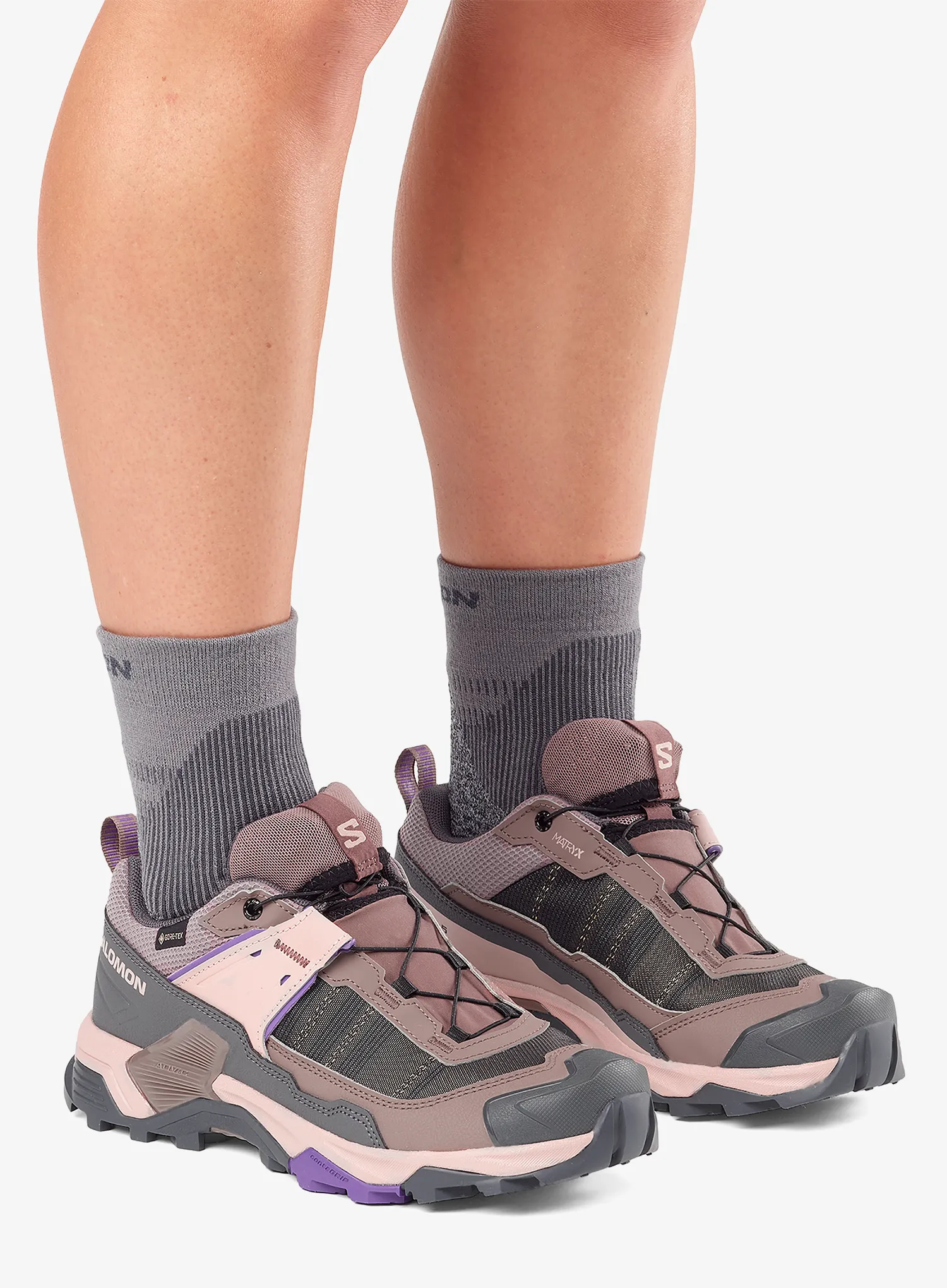 Pantofi drumetie femei Salomon X Ultra 5 GTX - iron/shadow/deep blue