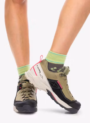 Pantofi drumetie femei Salomon X Ultra Alpine GTX - aloe/iron/rouge