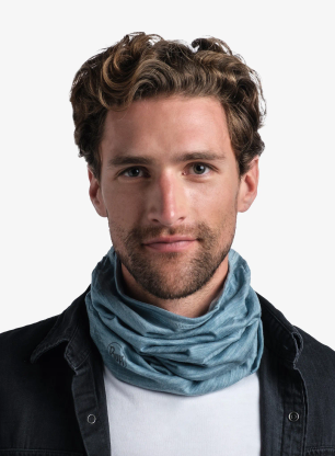 Bandana multifunctionala Buff Lightweight Merino Wool - solid pool